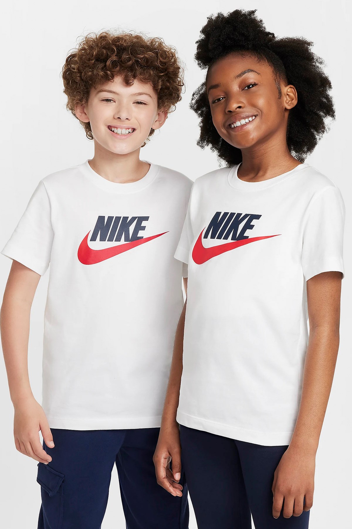 Nike K Nsw Tee Futura Hbr Çocuk Tişört FZ5178-100 Beyaz