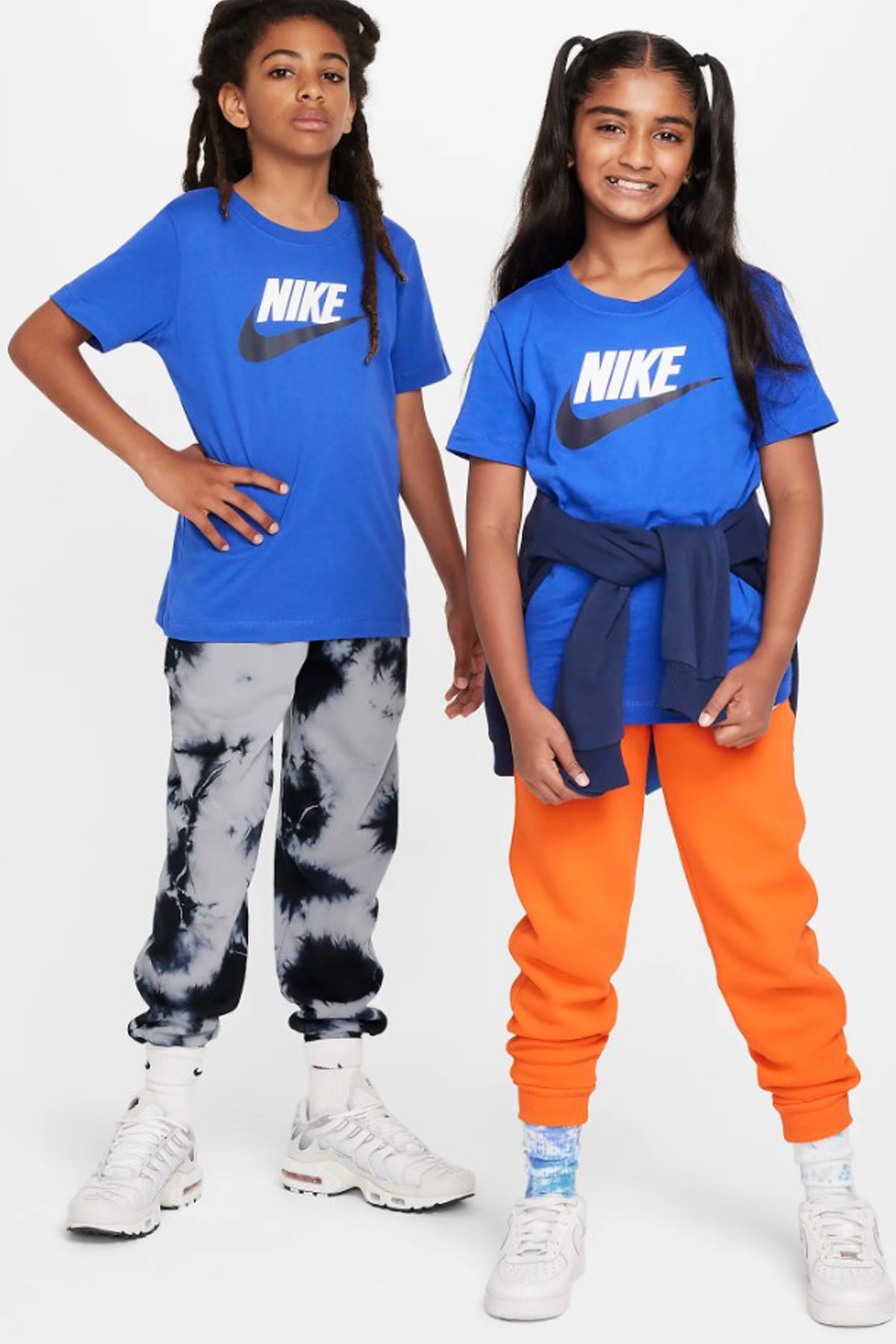 Nike K Nsw Tee Futura Hbr Çocuk Tişört FZ5178-480 Mavi