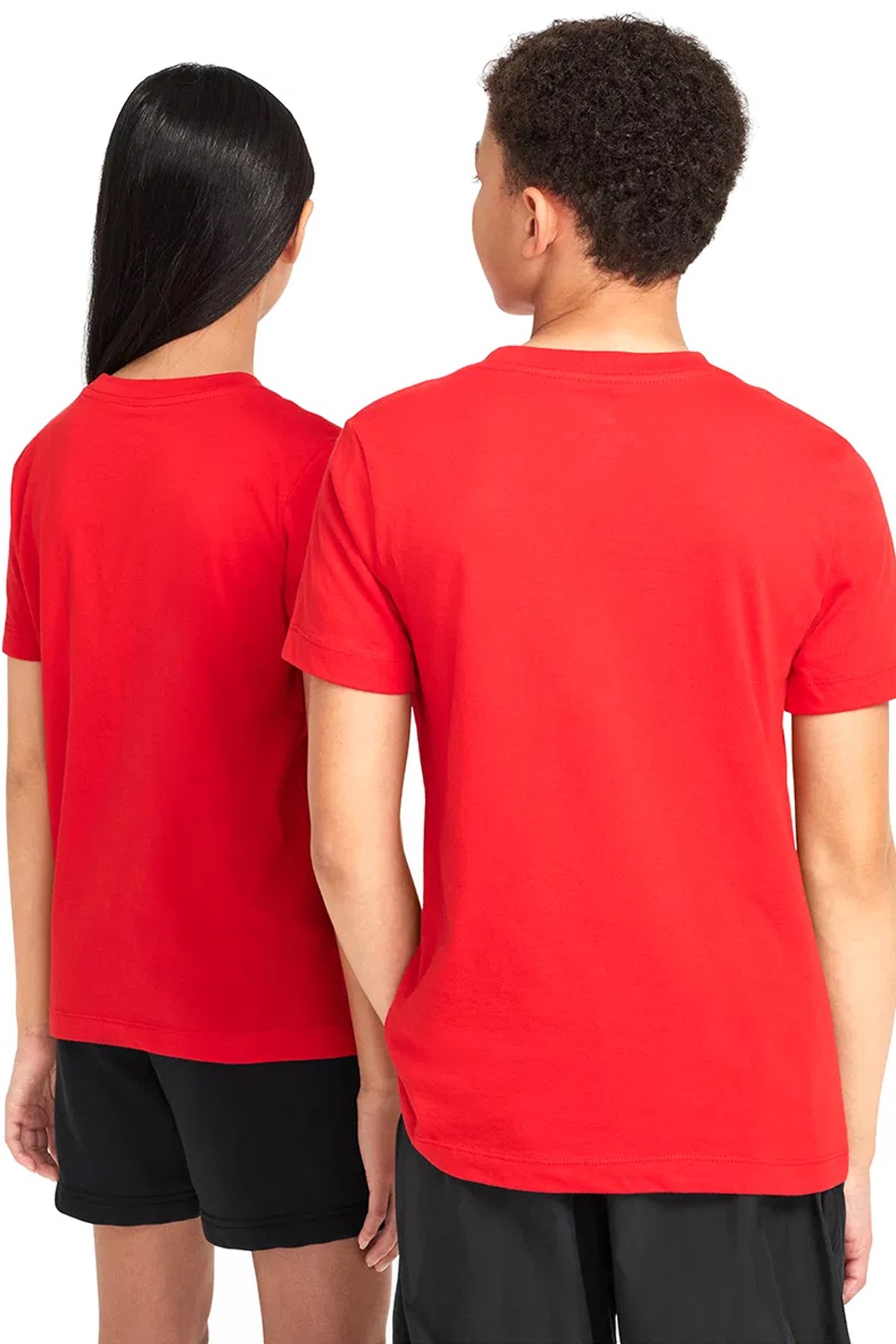 Nike K Nsw Tee Futura Hbr Çocuk Tişört FZ5178-657 Kırmızı