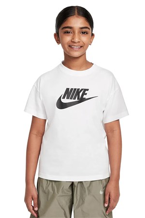 Nike G Nsw Tee Boy Futura Hbr Çocuk Tişört FZ5540-100 Beyaz