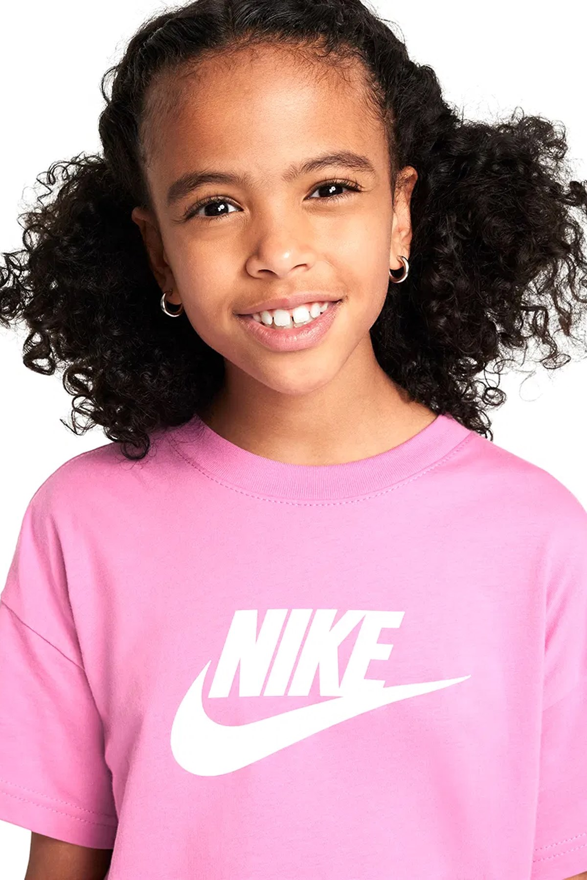 Nike G Nsw Tee Boy Futura Hbr Çocuk Tişört FZ5540-646 Pembe