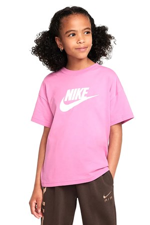 Nike G Nsw Tee Boy Futura Hbr Çocuk Tişört FZ5540-646 Pembe