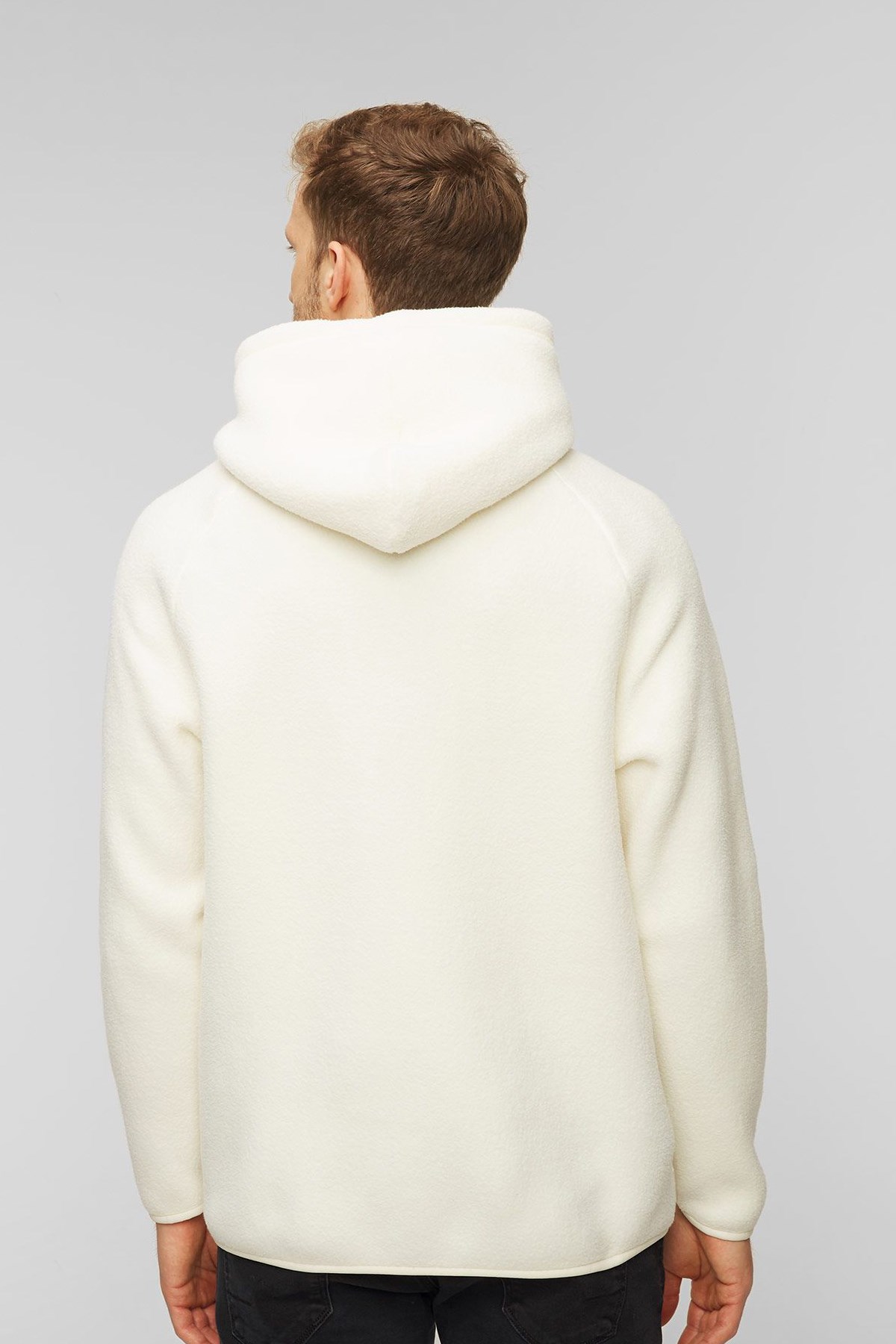 Peak Performance Fleece Erkek Polar Sweatshirt G79188060 Beyaz