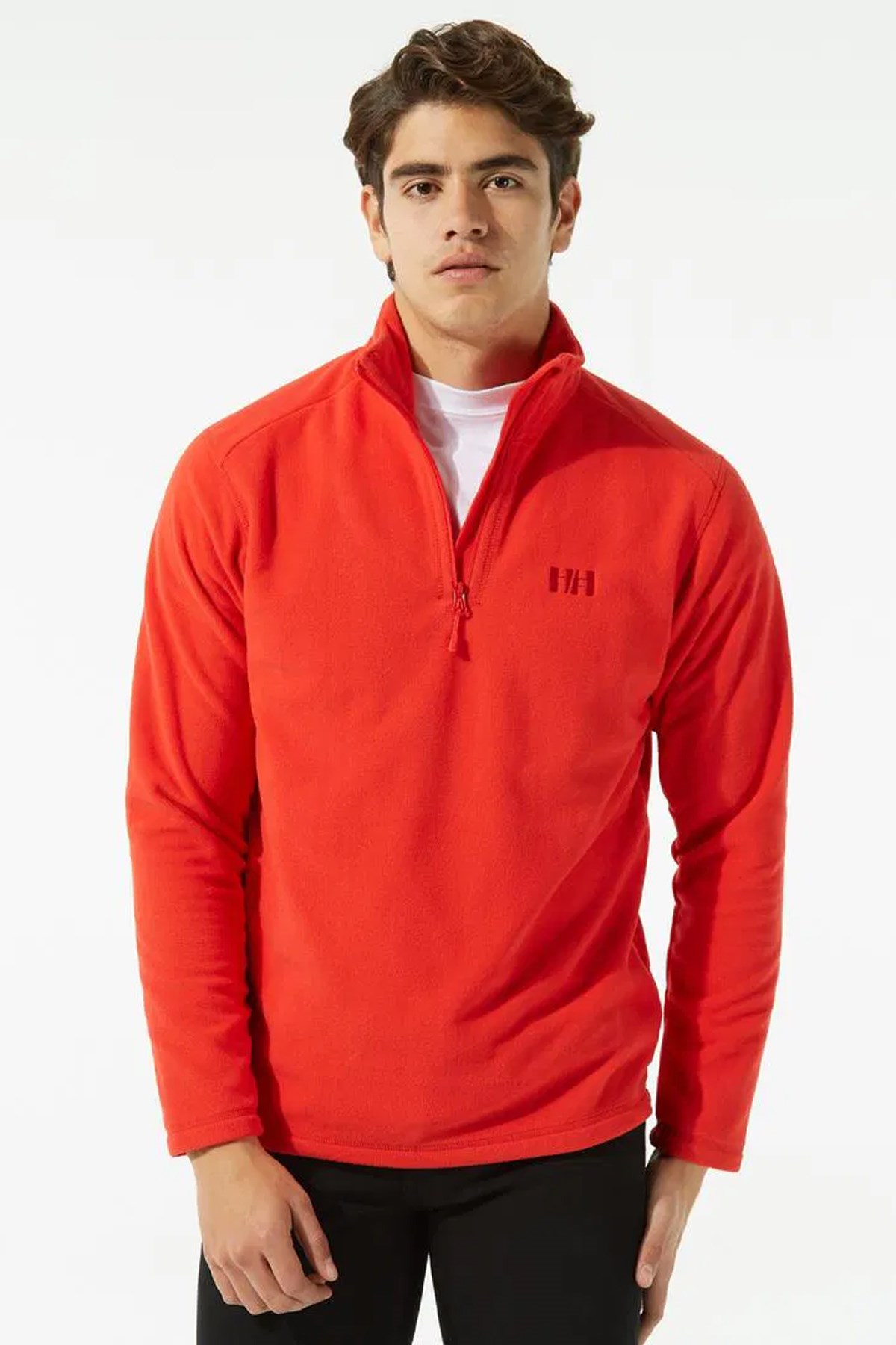 Helly Hansen Erkek Mount Polar Sweatshirt Kırmızı