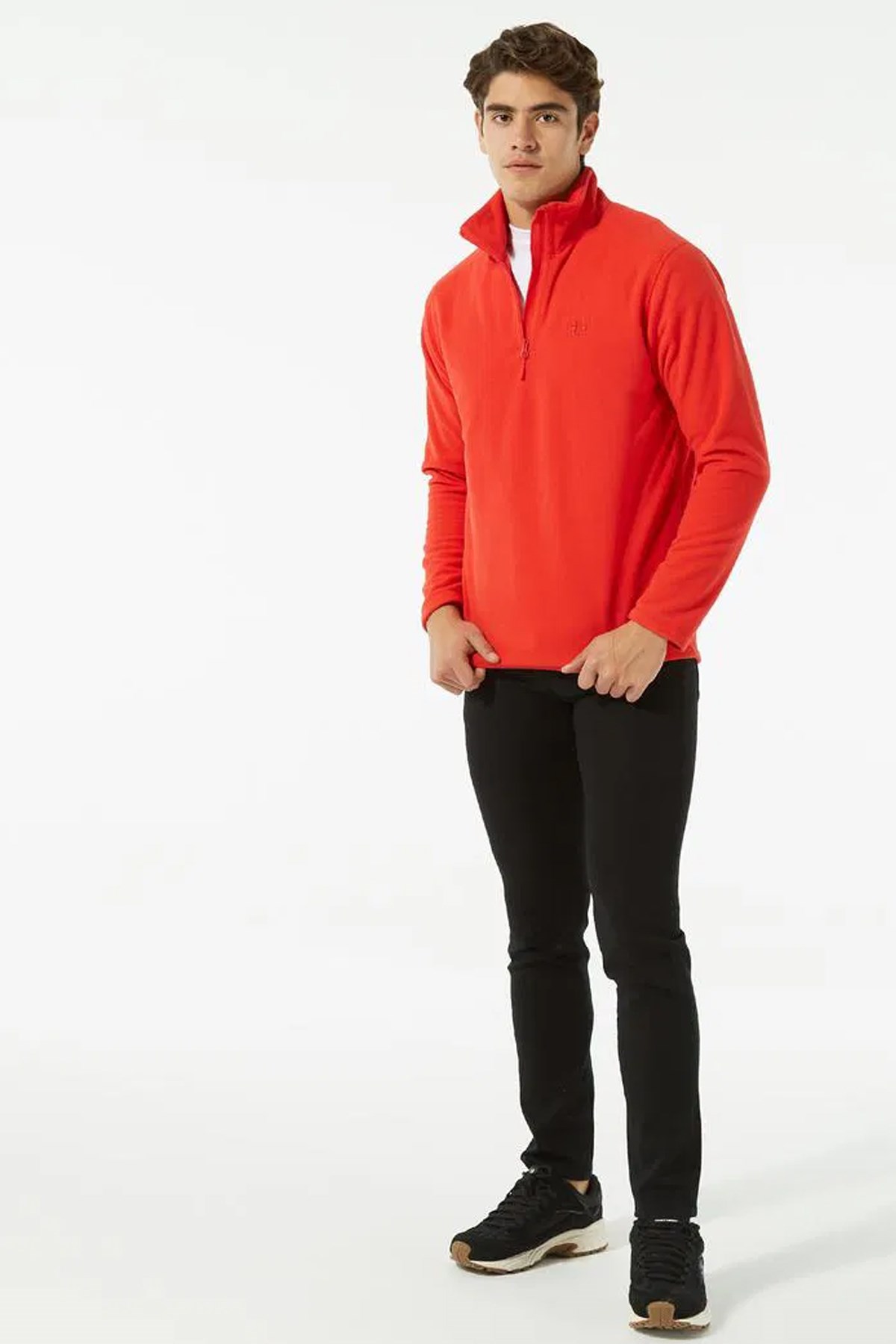 Helly Hansen Erkek Mount Polar Sweatshirt Kırmızı