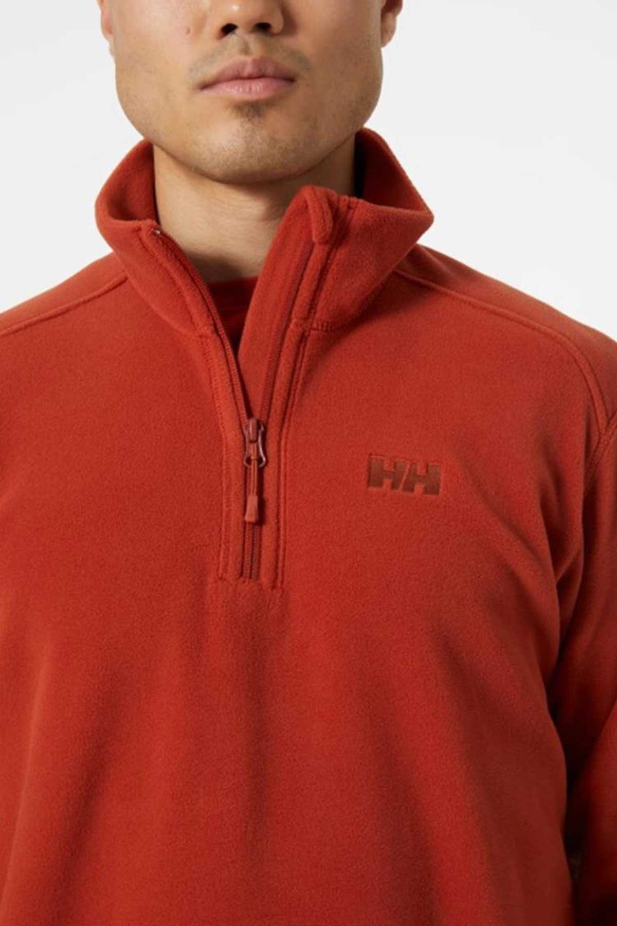 Helly Hansen Mount Polar Fleece Erkek Sweatshirt HH..12001 219 Kırmızı