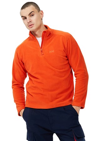 Helly Hansen Mount Polar Fleece Erkek Sweatshirt HH..12001 300 Turuncu