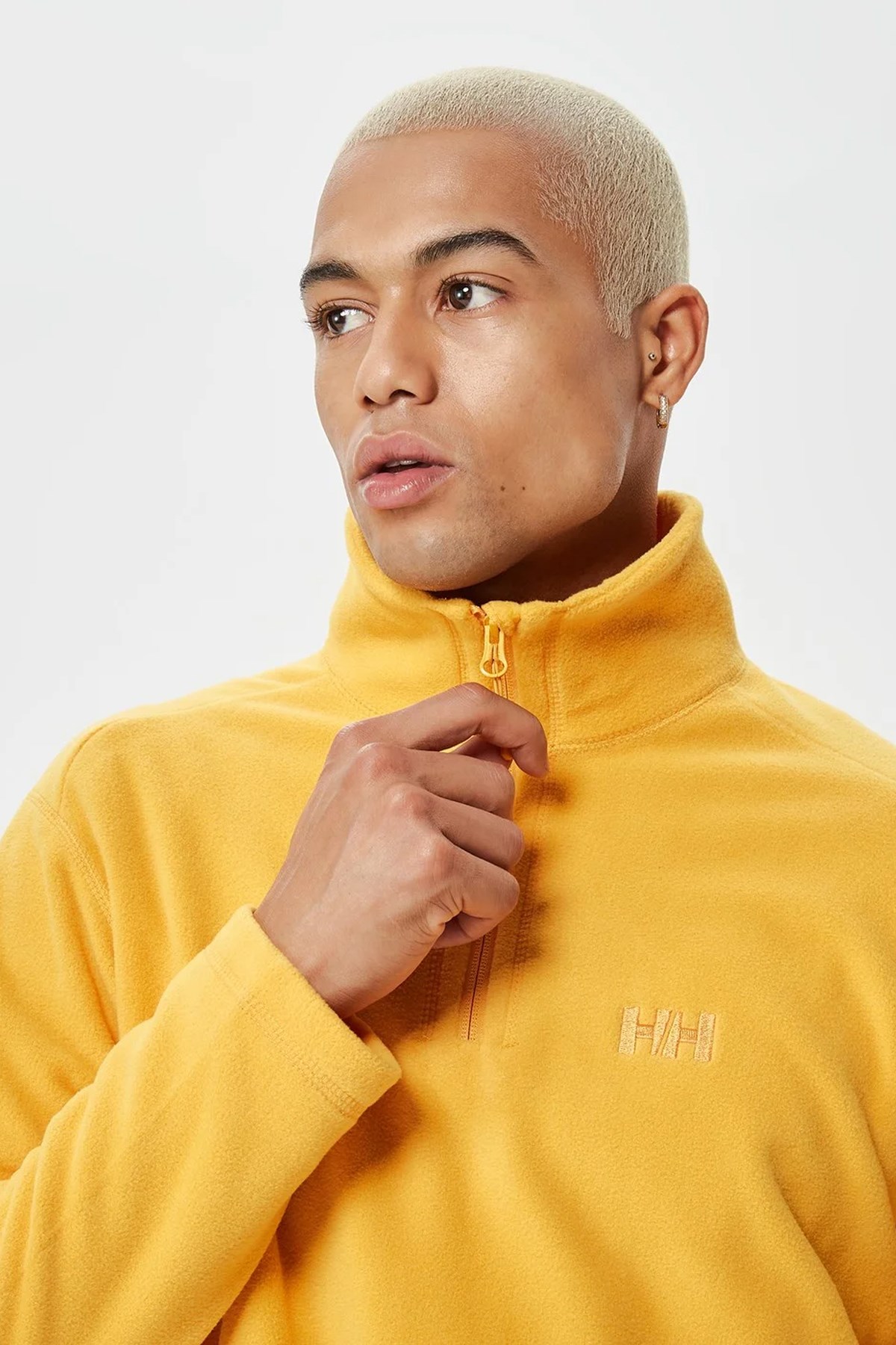 Helly Hansen Mount Polar Fleece Erkek Sweatshirt HH..12001 328 Sarı