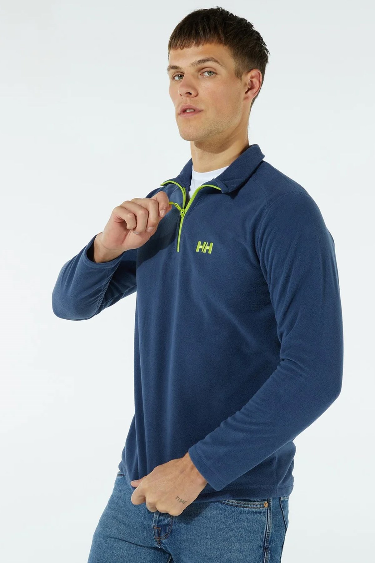 Helly Hansen Mount Polar Fleece Erkek Sweatshirt HH..12001 576 Mavi