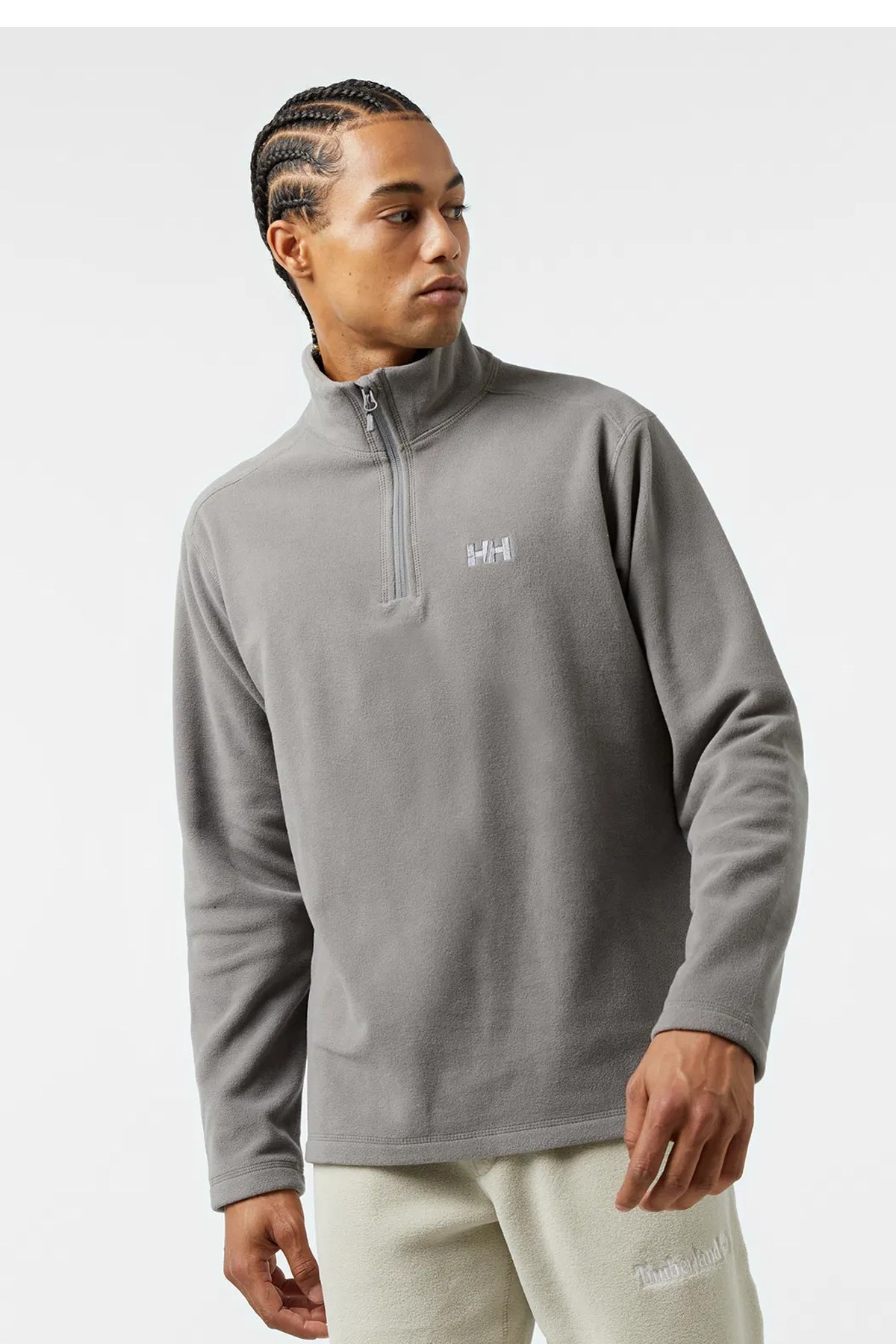 Helly Hansen Erkek Mount Polar Sweatshirt Gri