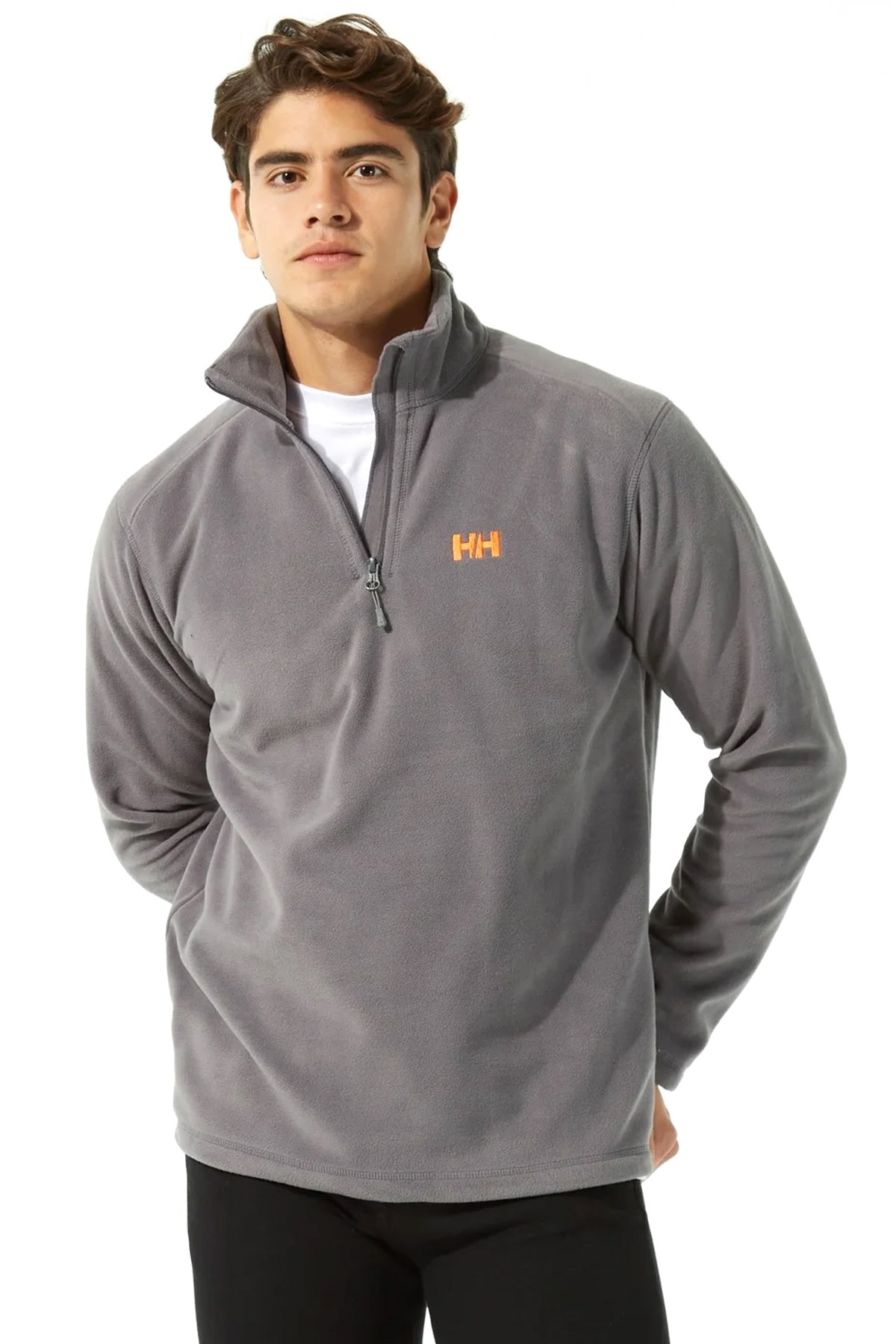 Helly Hansen Mount Polar Fleece Erkek Sweatshirt HH..12001 971 Gri