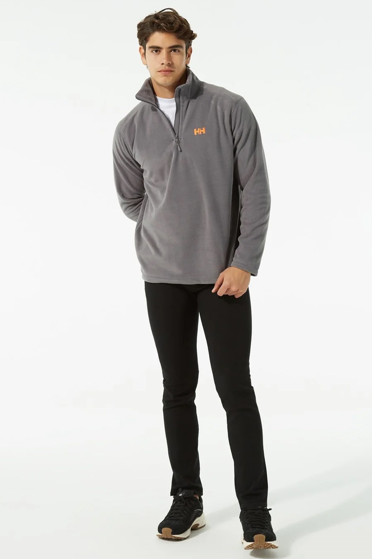 Helly Hansen Mount Polar Fleece Erkek Sweatshirt HH..12001 971 Gri