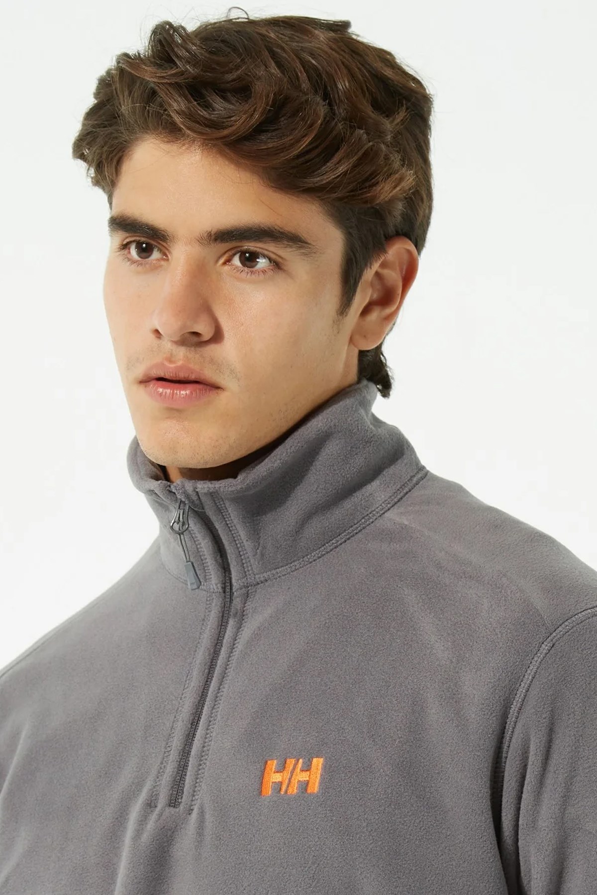 Helly Hansen Mount Polar Fleece Erkek Sweatshirt HH..12001 971 Gri