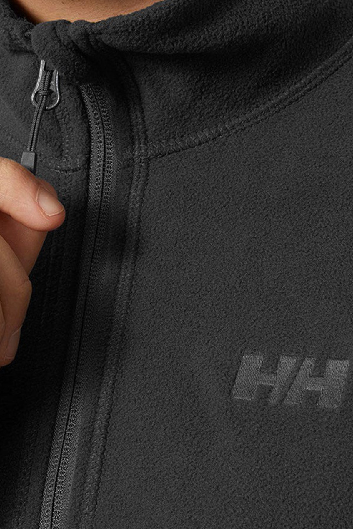 Helly Hansen Erkek Mount Polar Sweatshirt Siyah