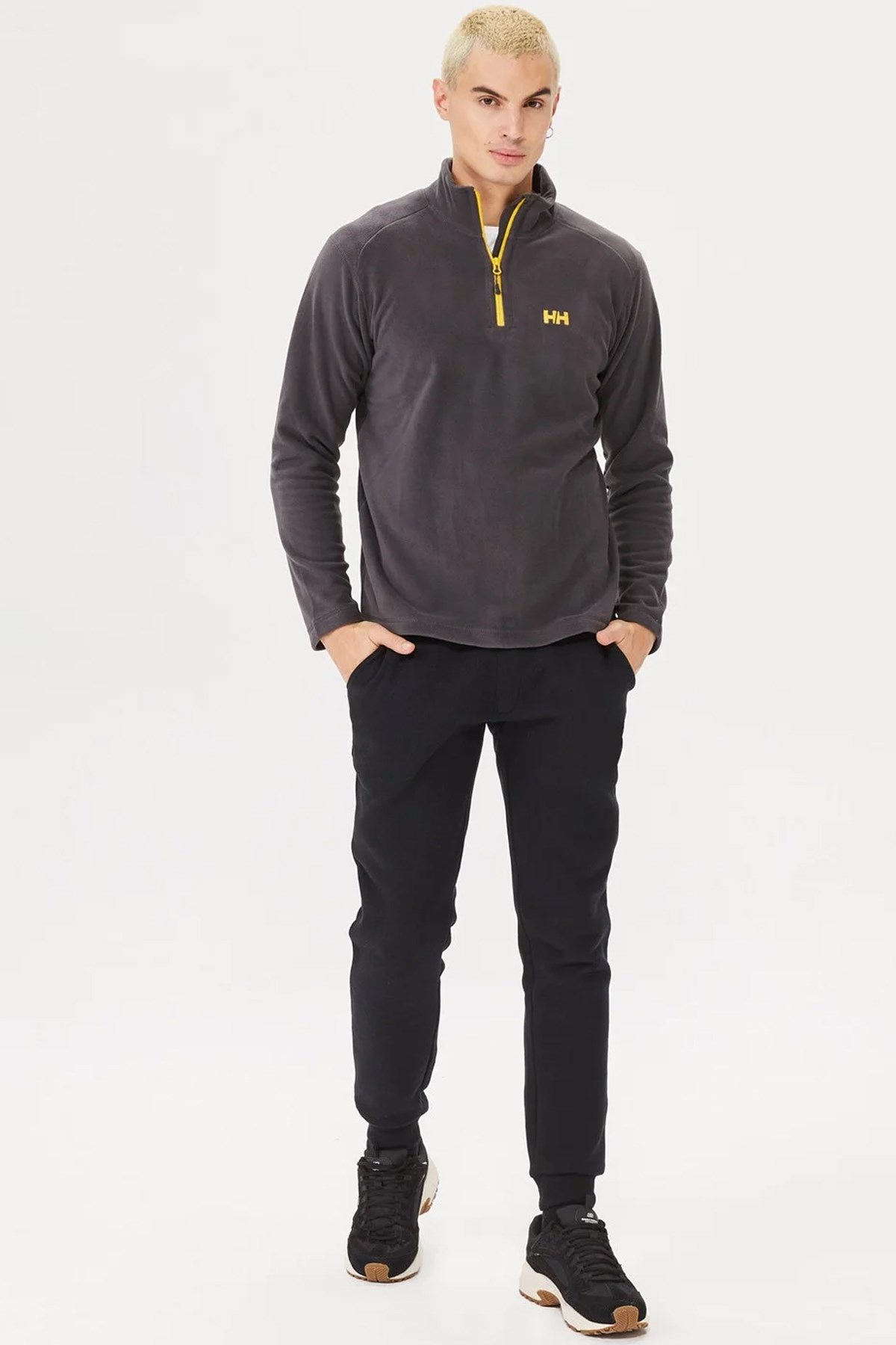 Helly Hansen Mount Polar Fleece Erkek Sweatshirt HH..12001 987 Antrasit
