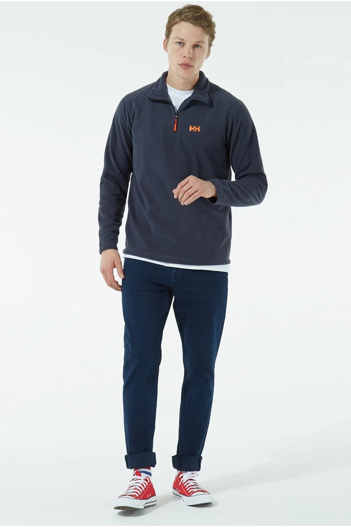 Helly Hansen Mount Polar Fleece Erkek Sweatshirt HH..12001 995 Lacivert