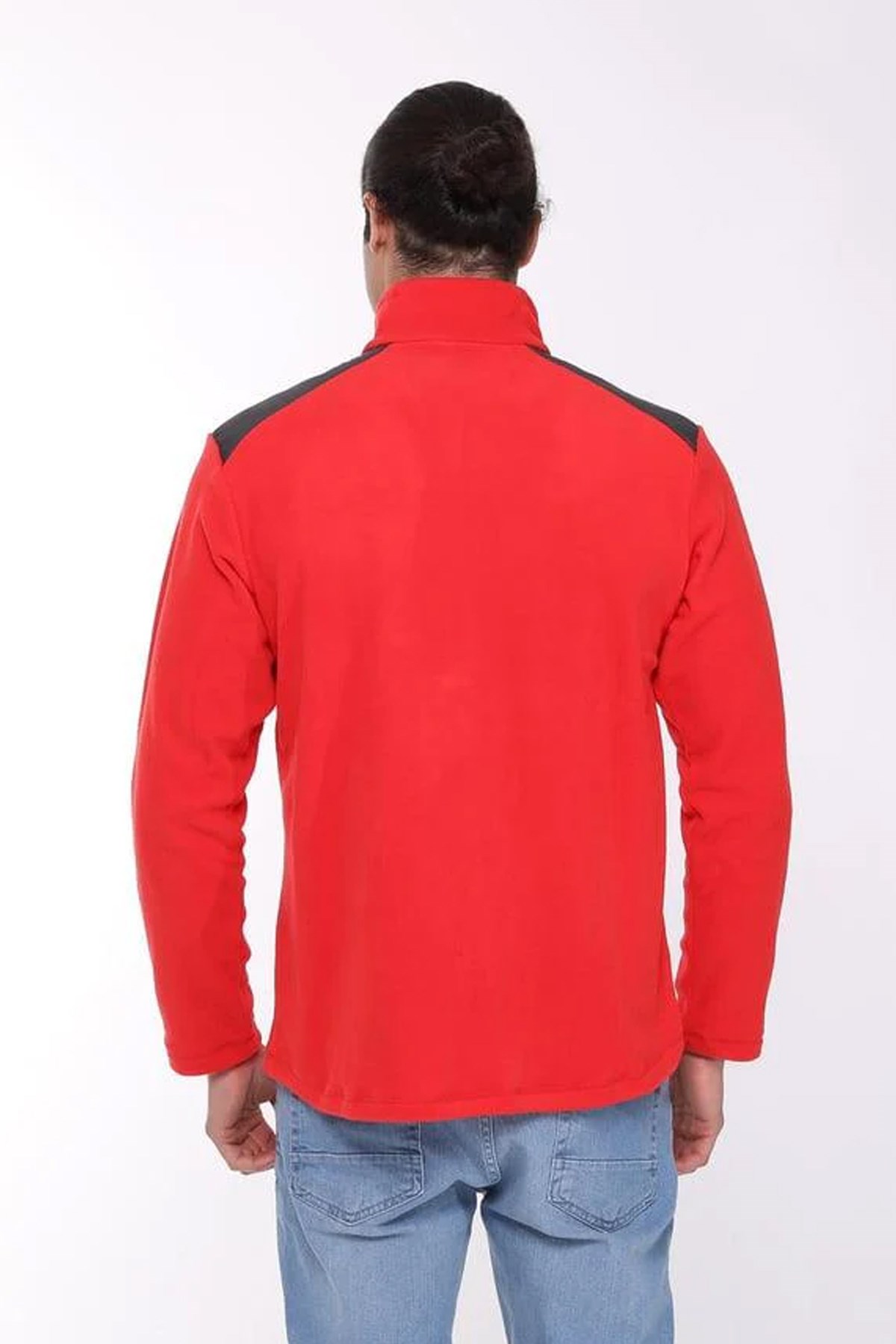 Helly Hansen Erkek Block Polar Sweatshirt Kırmızı