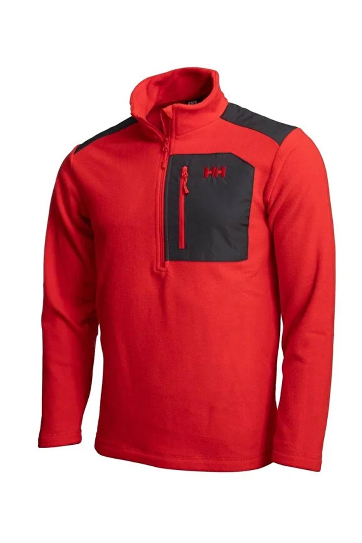 Helly Hansen Erkek Block Polar Sweatshirt Kırmızı