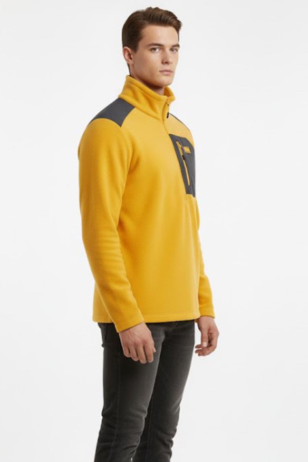 Helly Hansen Erkek Block Polar Sweatshirt HH..12008 328 Sarı