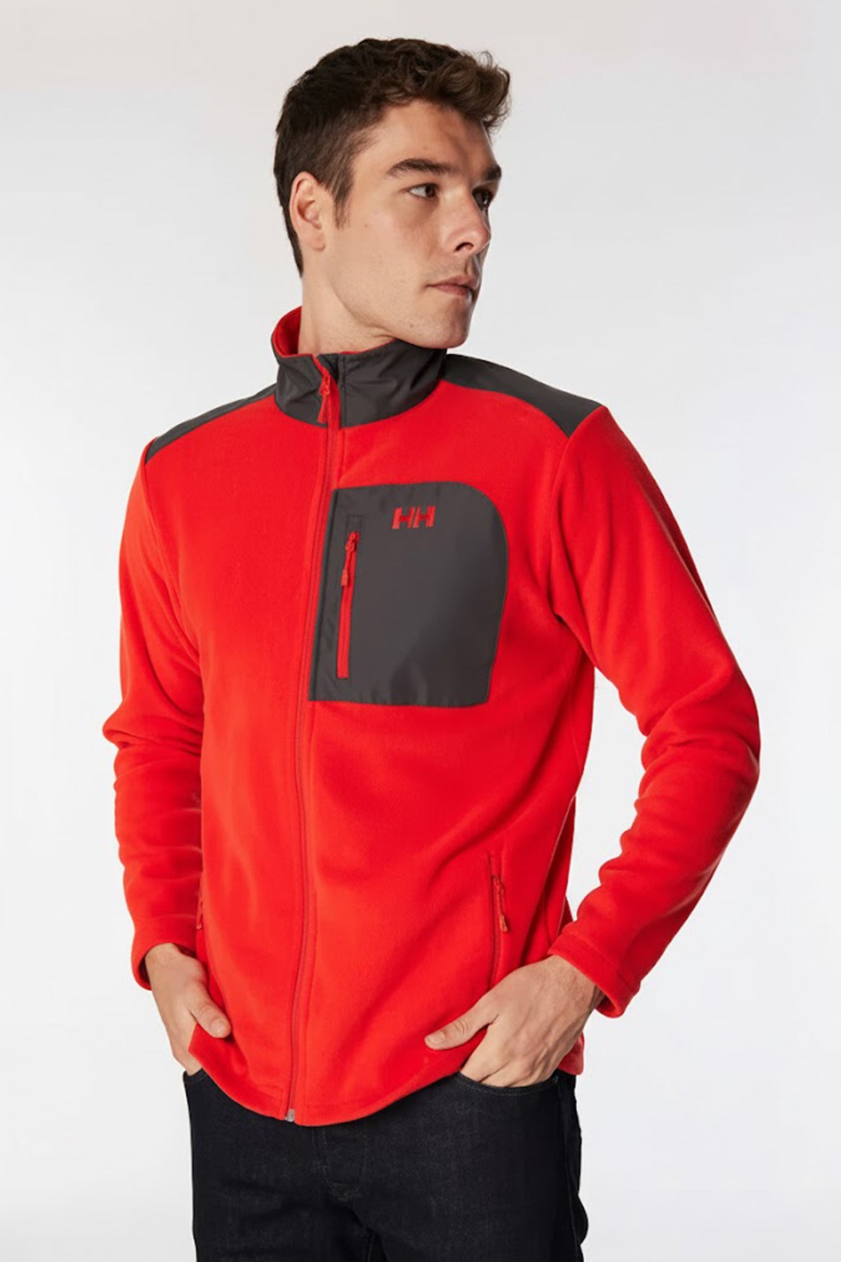 Helly Hansen Erkek Block Polar Ceket HH..12009 222 Kırmızı