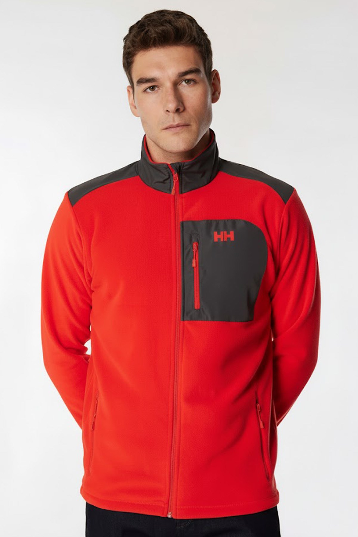 Helly Hansen Erkek Block Polar Ceket HH..12009 222 Kırmızı