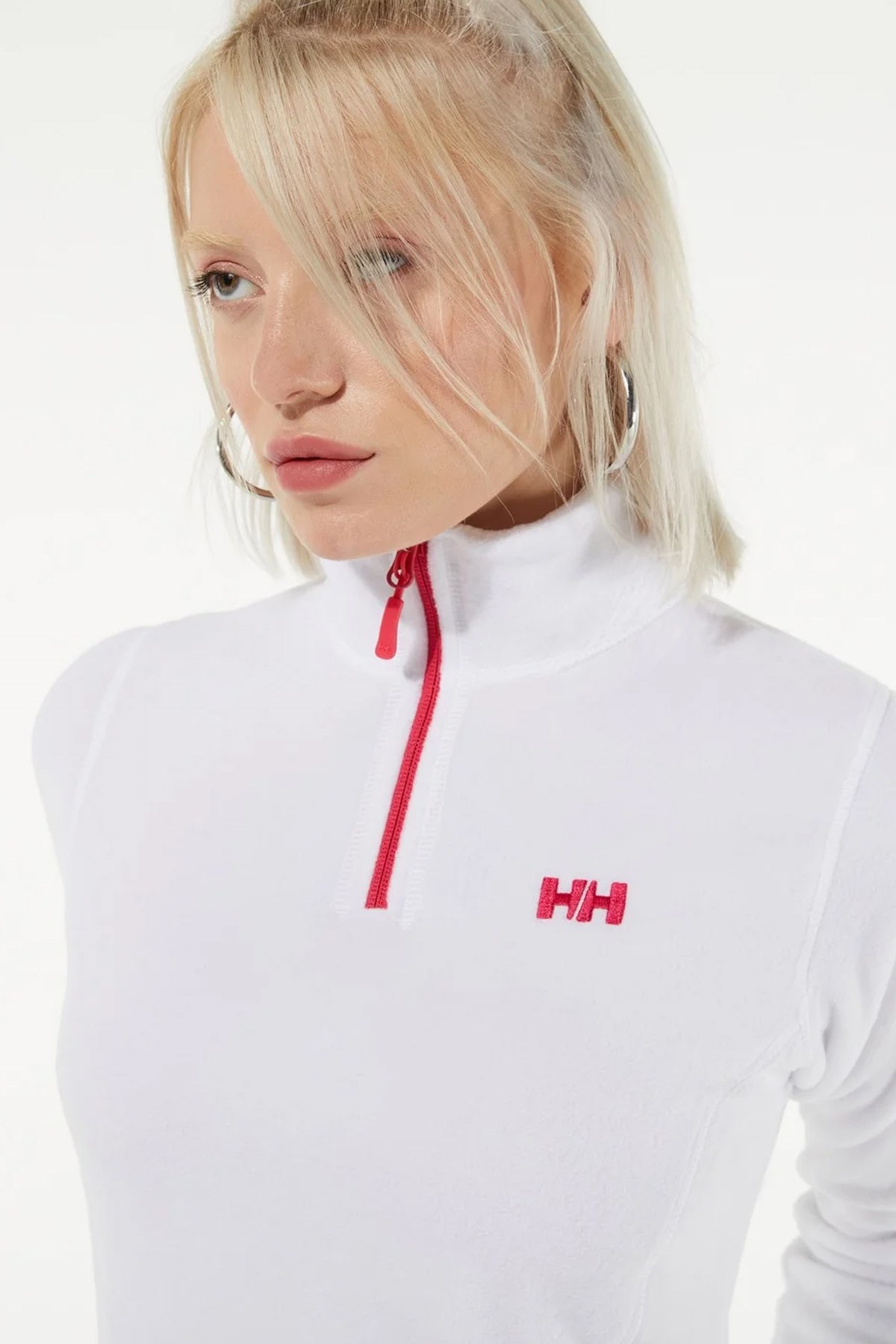 Helly Hansen Slope Polar Fleece Kadın Sweatshirt HH..15001 003 Beyaz