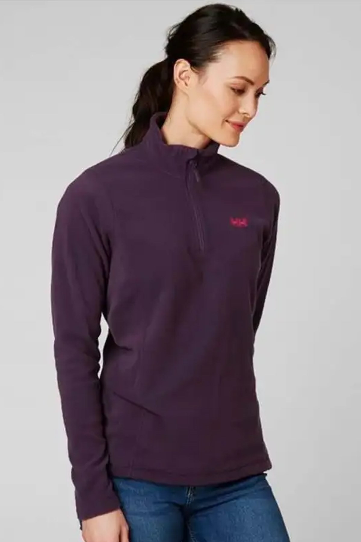 Helly Hansen Kadın Slope Polar Sweatshirt Mor