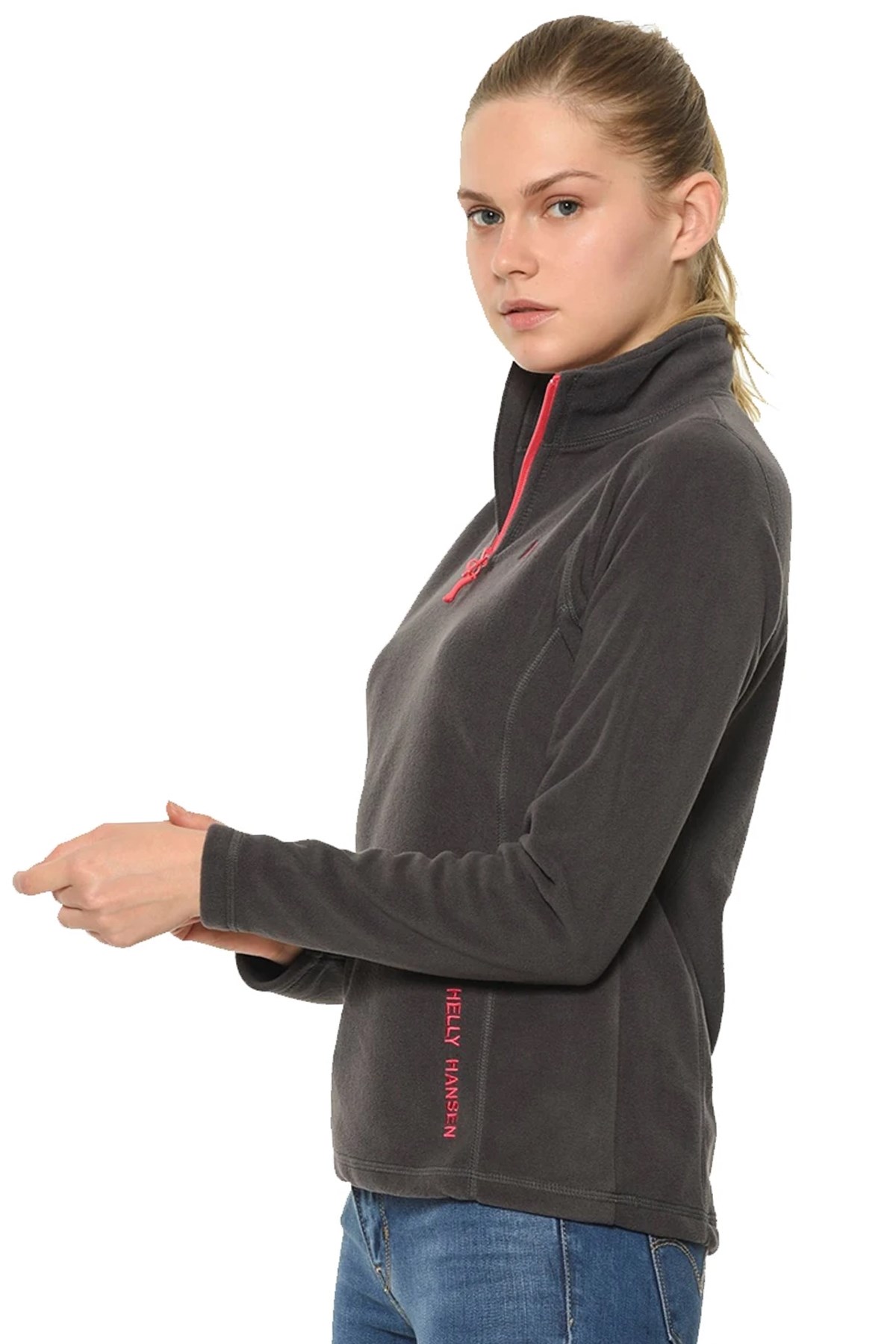 Helly Hansen Slope Polar Fleece Kadın Sweatshirt HH..15001 983 Antrasit
