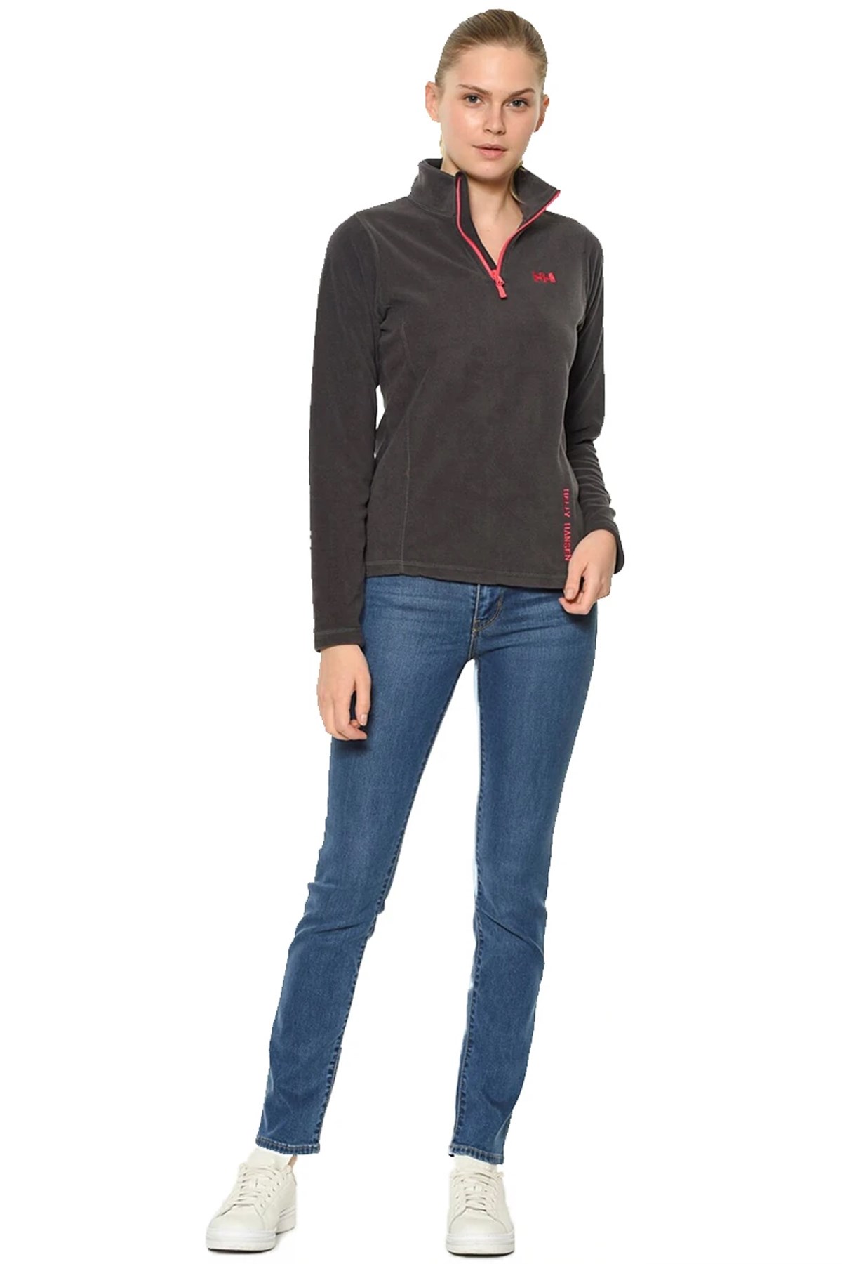 Helly Hansen Slope Polar Fleece Kadın Sweatshirt HH..15001 983 Antrasit