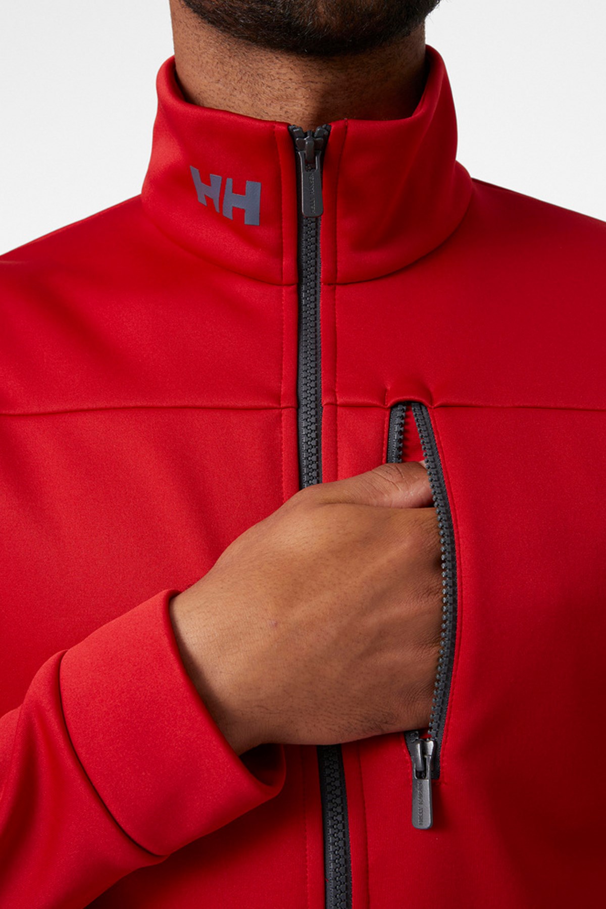 Helly Hansen Crew Fleece Erkek Mont HHA.30229 162 Kırmızı