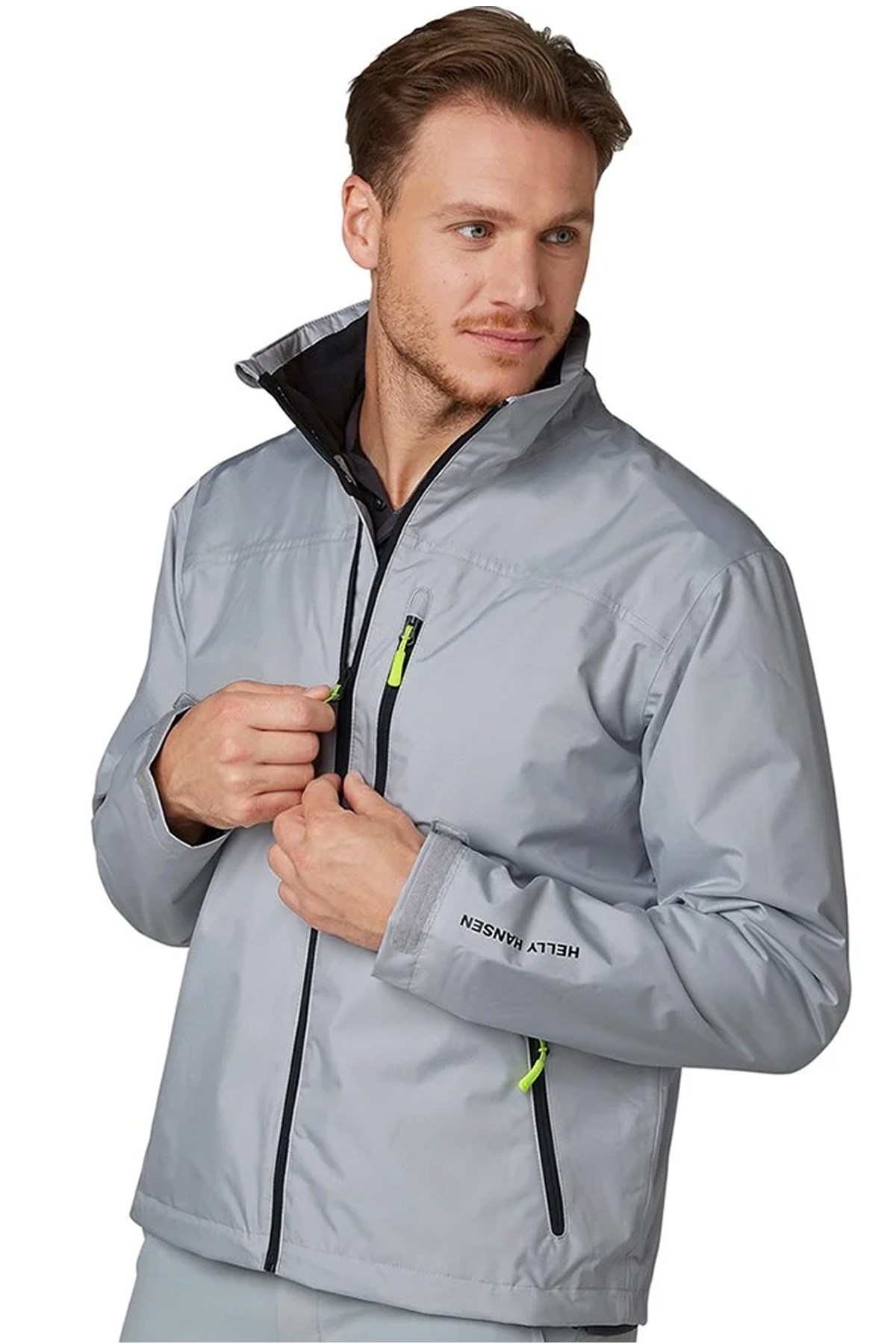 Helly Hansen Crew Kapüşonlu Midlayer Erkek Mont HHA.33874 853 Gri
