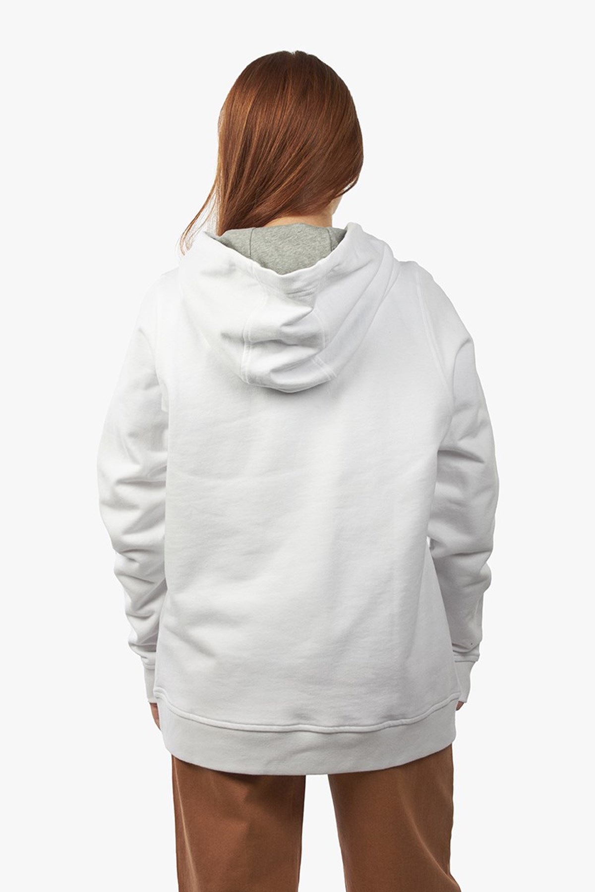Helly Hansen Logo Kapüşonlu Kadın Sweatshirt HHA.33978 001 Beyaz