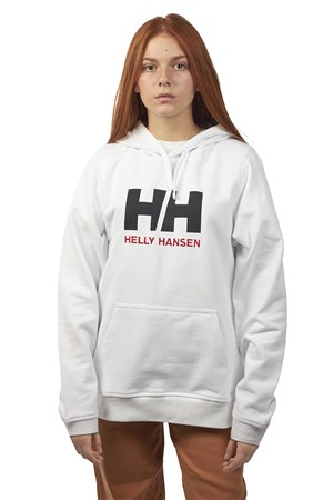 Helly Hansen Logo Kapüşonlu Kadın Sweatshirt HHA.33978 001 Beyaz