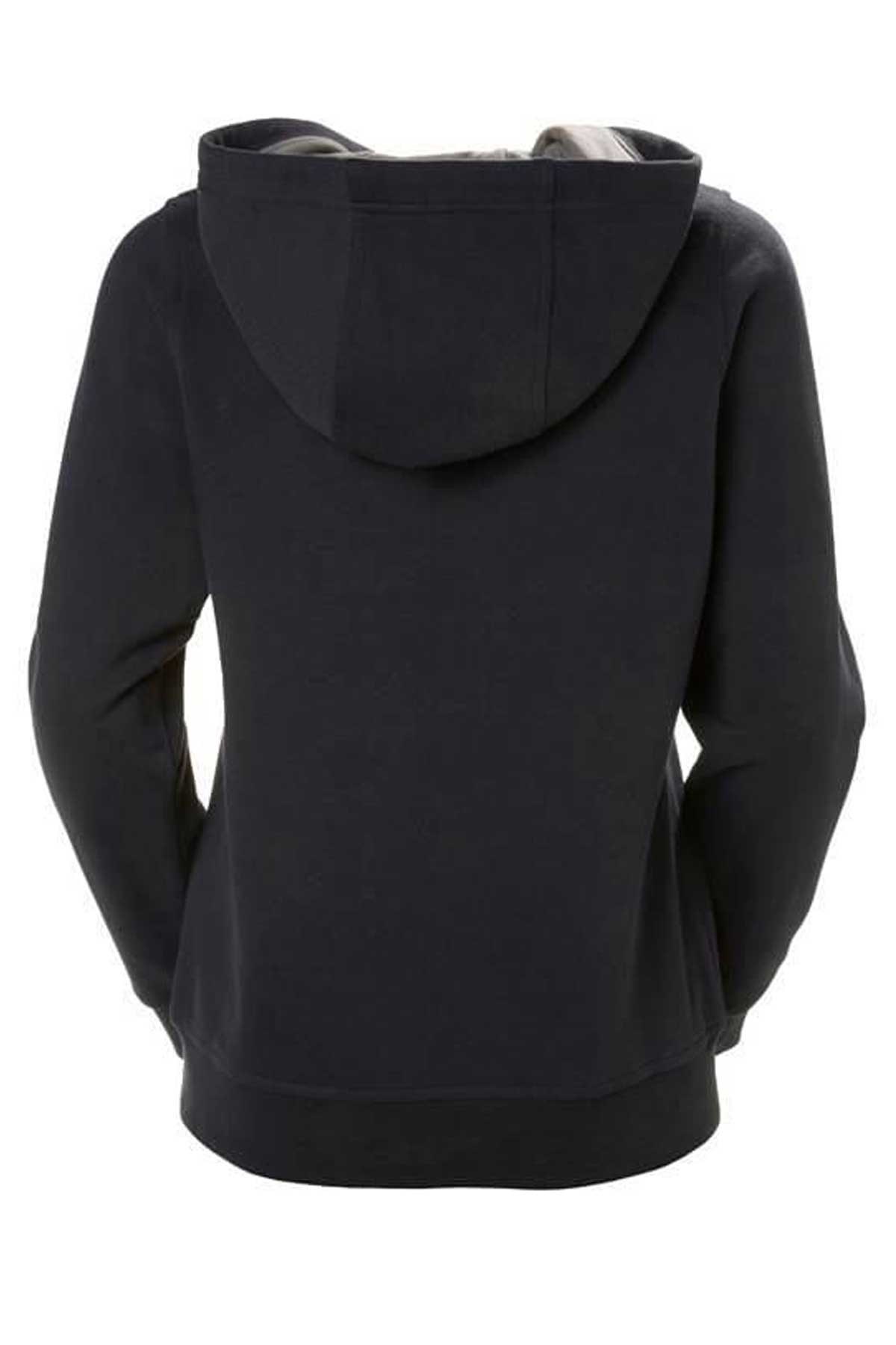 Helly Hansen Logo Kapüşonlu Kadın Sweatshirt HHA.33978 597 Lacivert