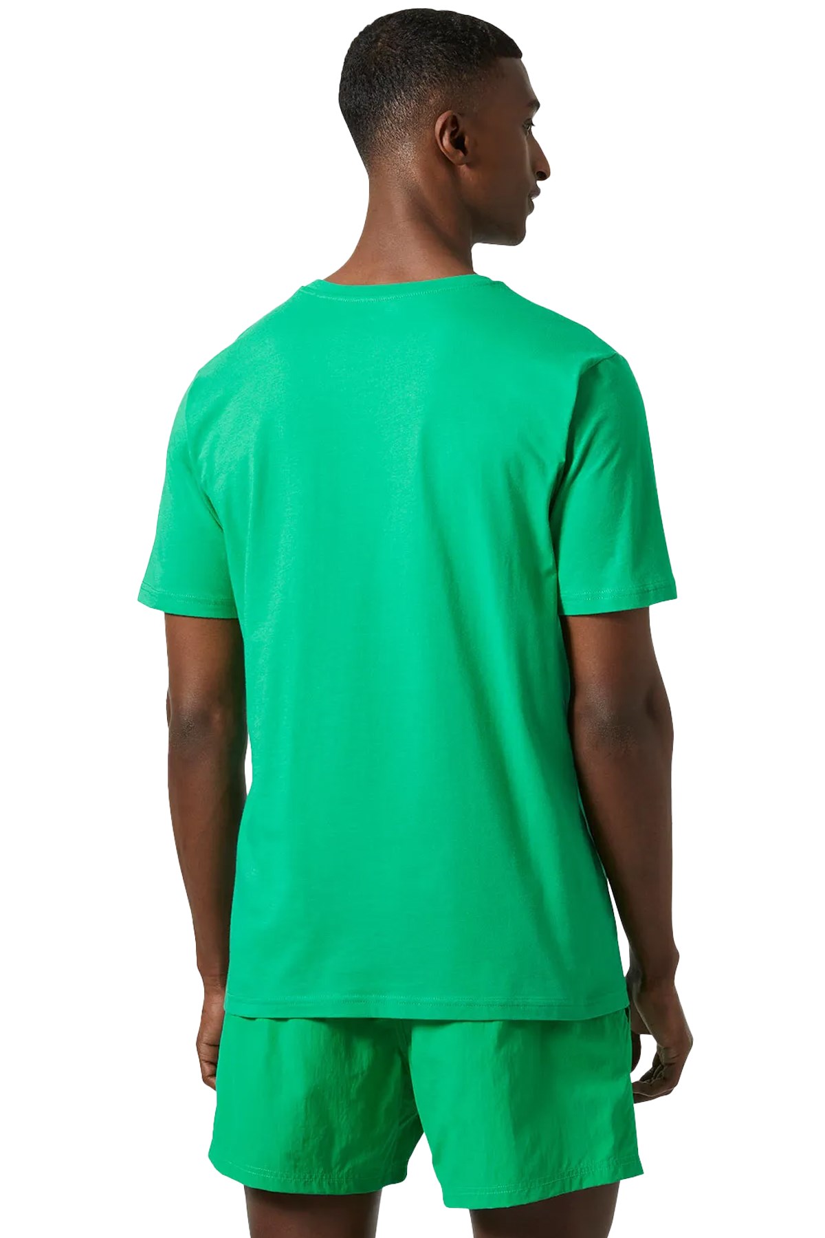 Helly Hansen Logo Erkek Tişört HHA.33979 499 Yeşil