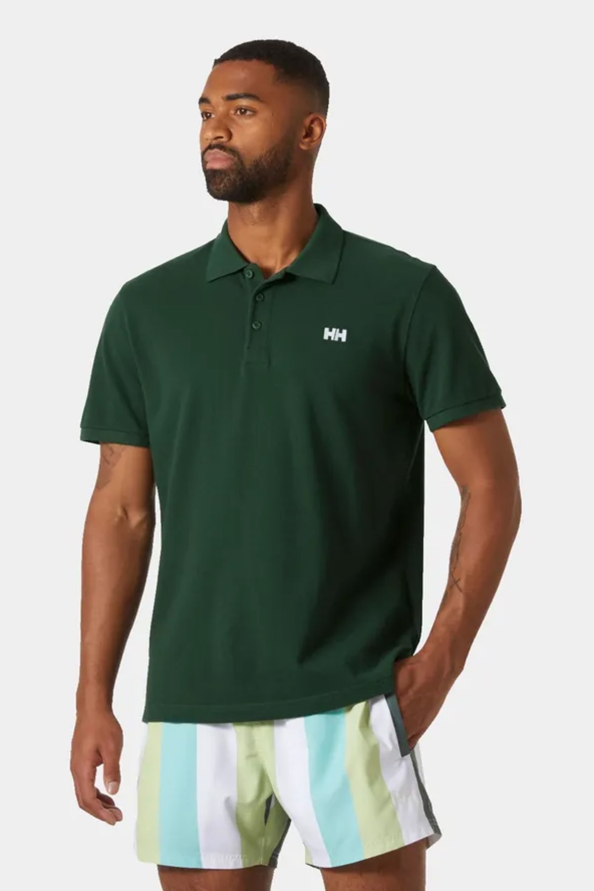 Helly Hansen Transat Polo T-Shirt Hha.33980 390 Yeşil