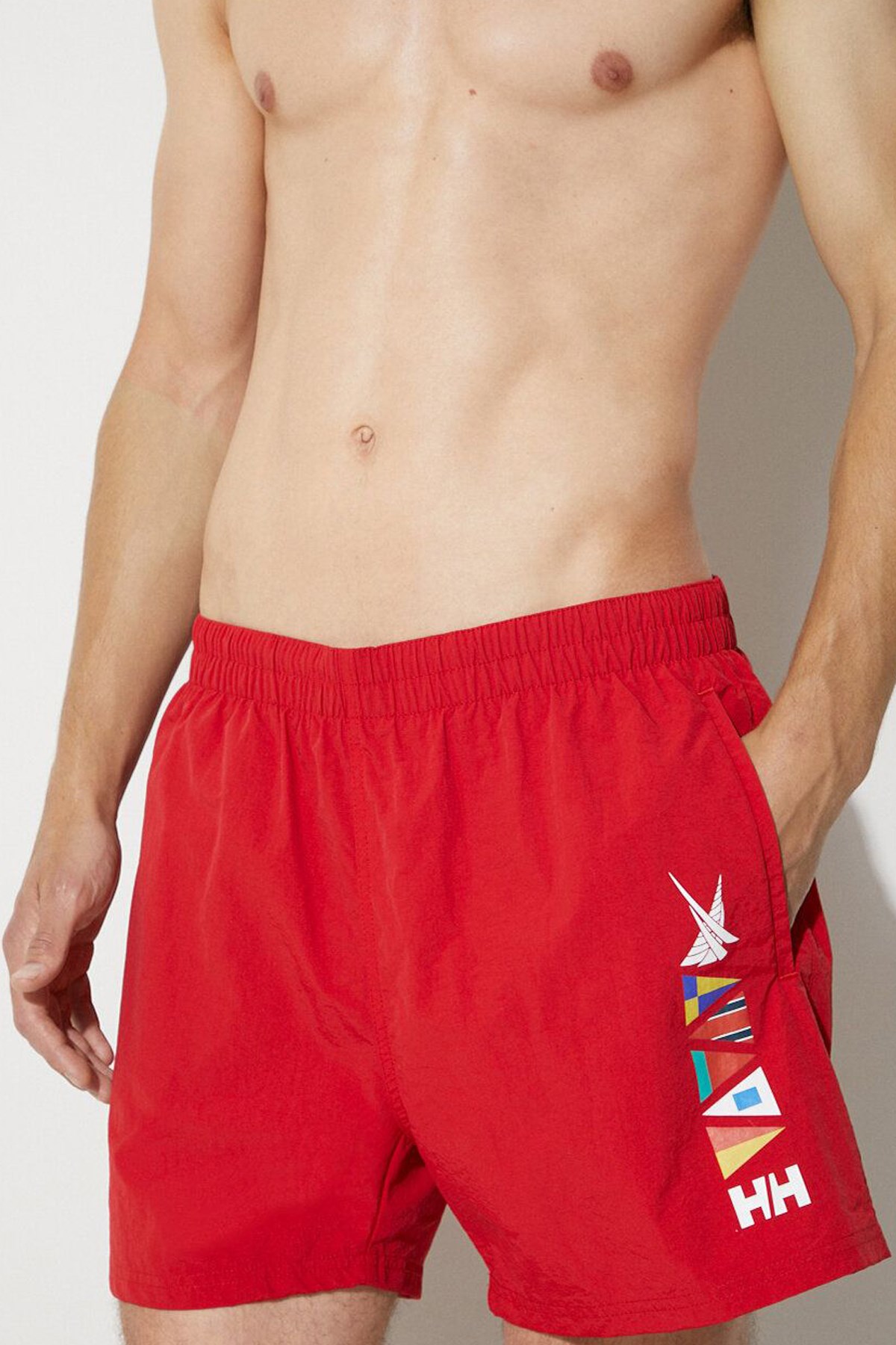 Helly Hansen Cascais Erkek Deniz Şortu HHA.34031 161 Kırmızı