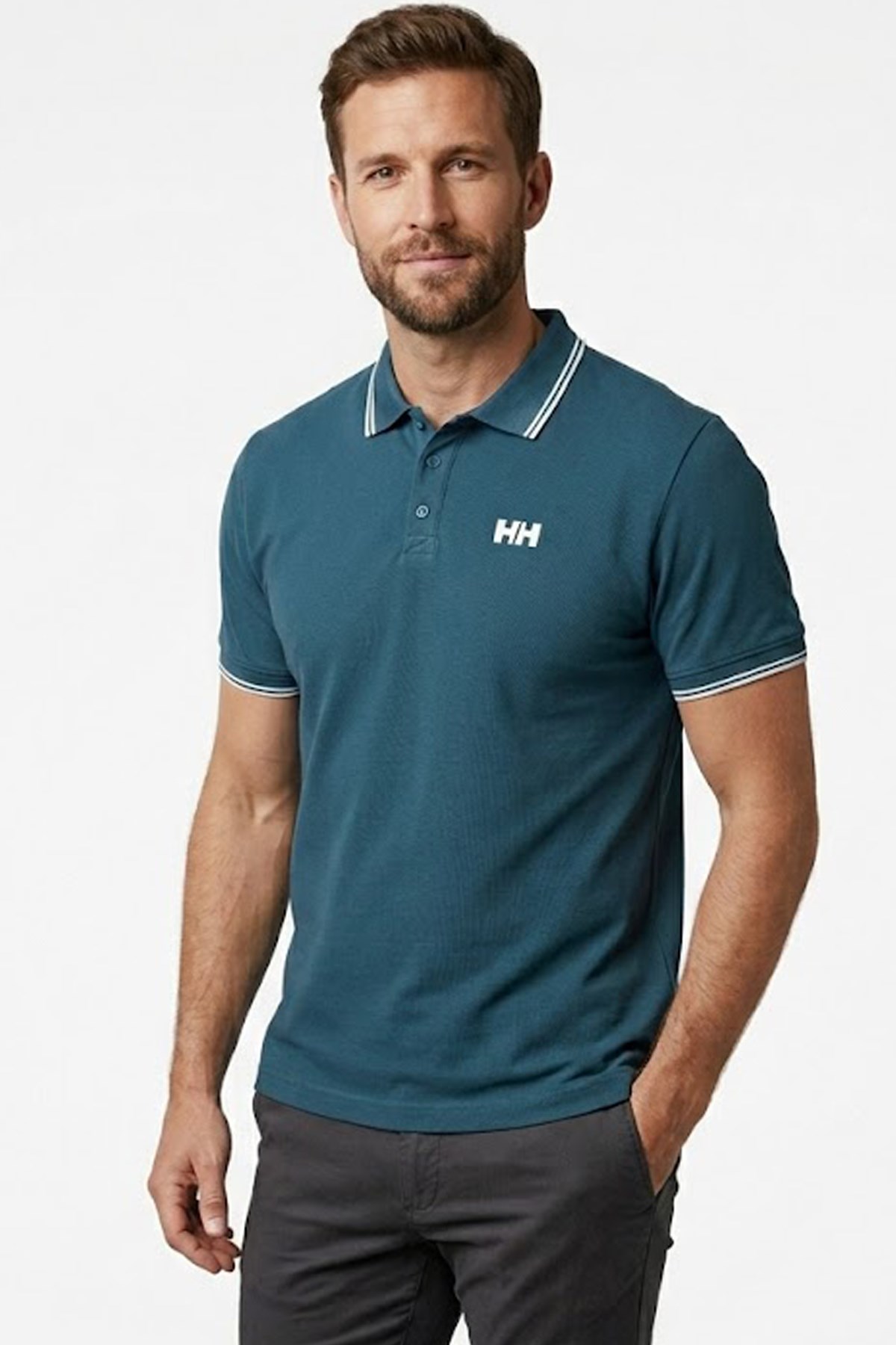 Helly Hansen Kos Erkek Tişört HHA.34068 601 Lacivert