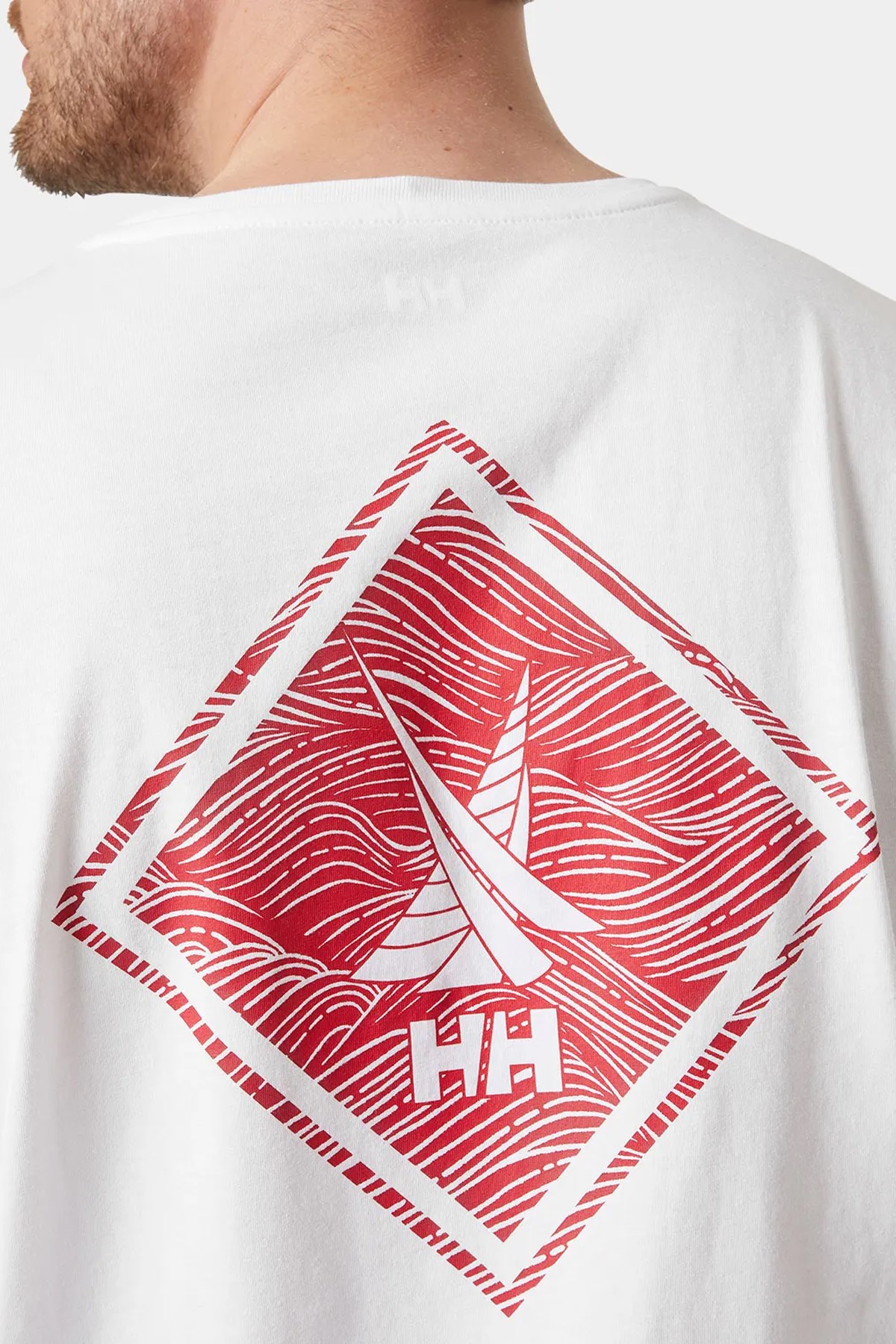 Helly Hansen Shoreline 2.0 Erkek Tişört HHA.34222 003 Beyaz
