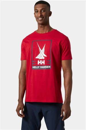 Helly Hansen Shoreline 2.0 Erkek Tişört HHA.34222 163 Kırmızı