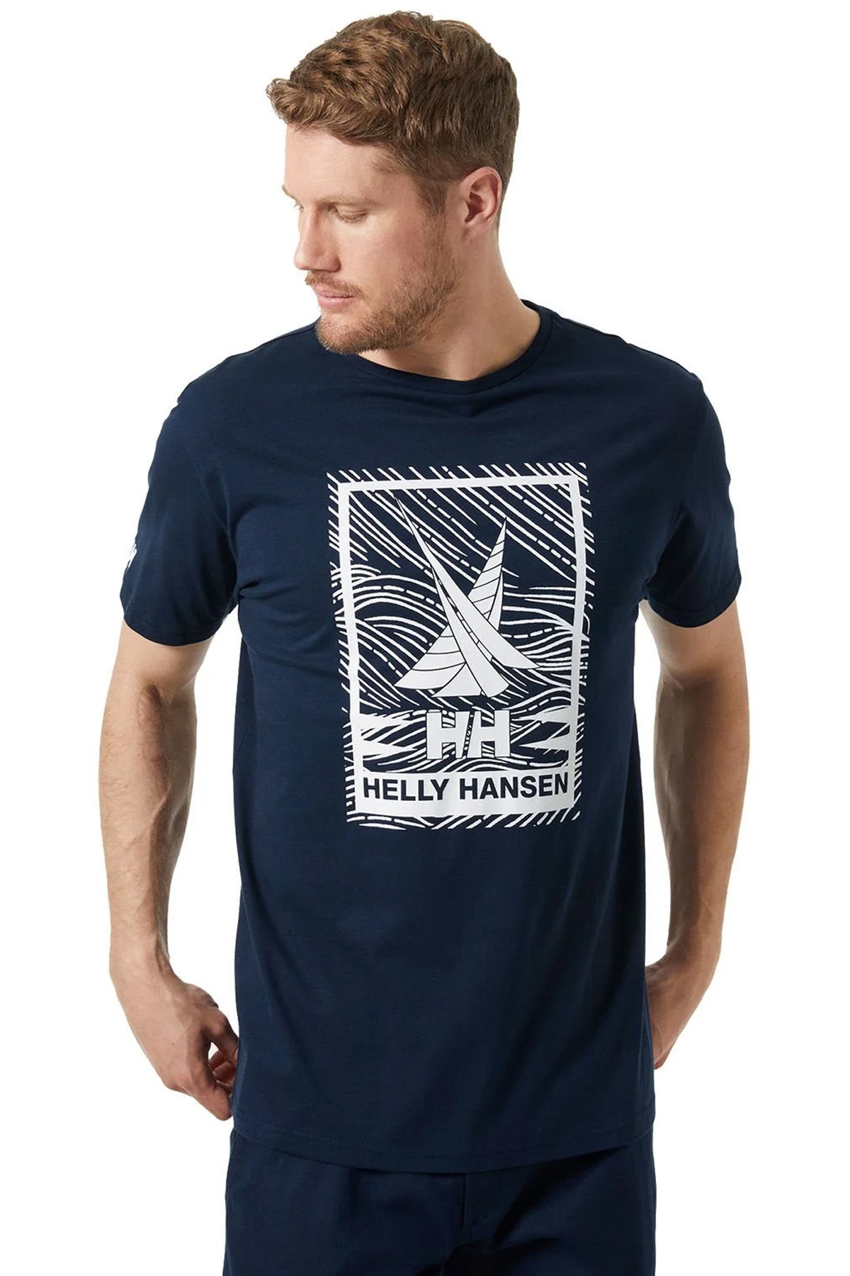 Helly Hansen Shoreline 2.0 Erkek Tişört HHA.34222 599 Lacivert