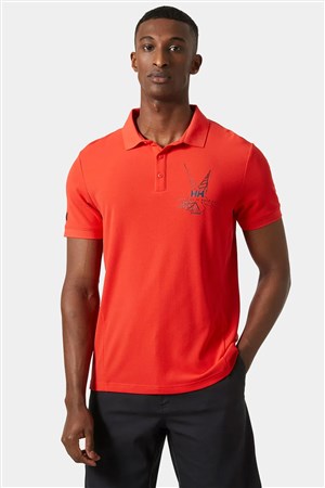 Helly Hansen Hp Race Erkek Polo Yaka Tişört HHA.34416 222 Kırmızı