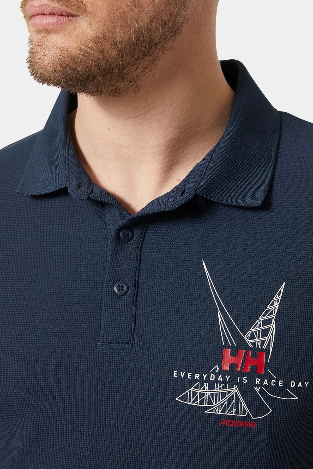 Helly Hansen Hp Race Erkek Polo Yaka Tişört HHA.34416 597 Lacivert