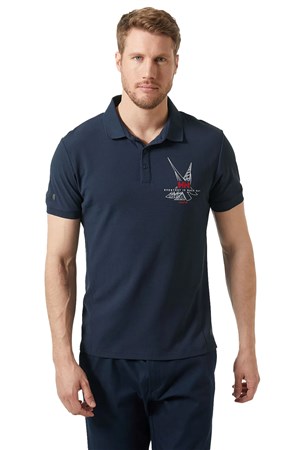 Helly Hansen Hp Race Erkek Polo Yaka Tişört HHA.34416 597 Lacivert