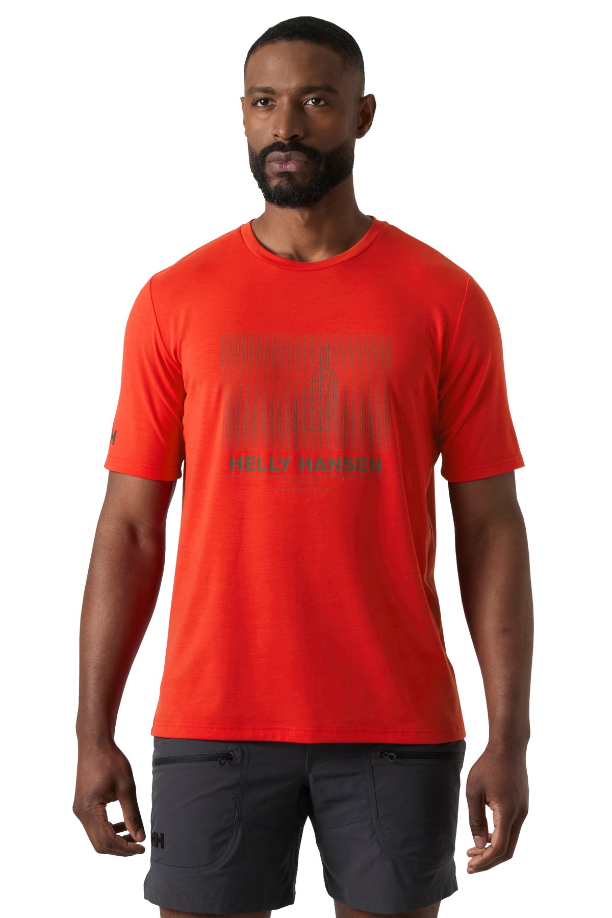 Helly Hansen HP Race Erkek Tişört HHA.34419 222 Kırmızı