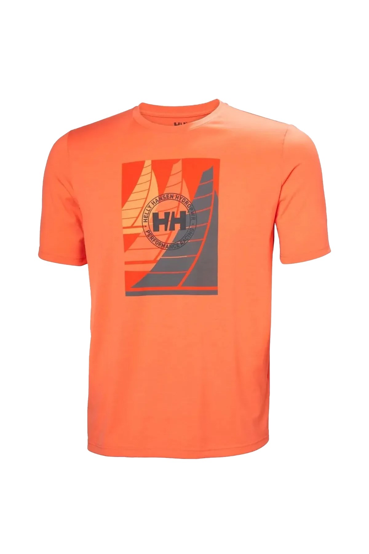 Helly Hansen Hp Race Graphic T-Shirt Hha.34419 304 Turuncu