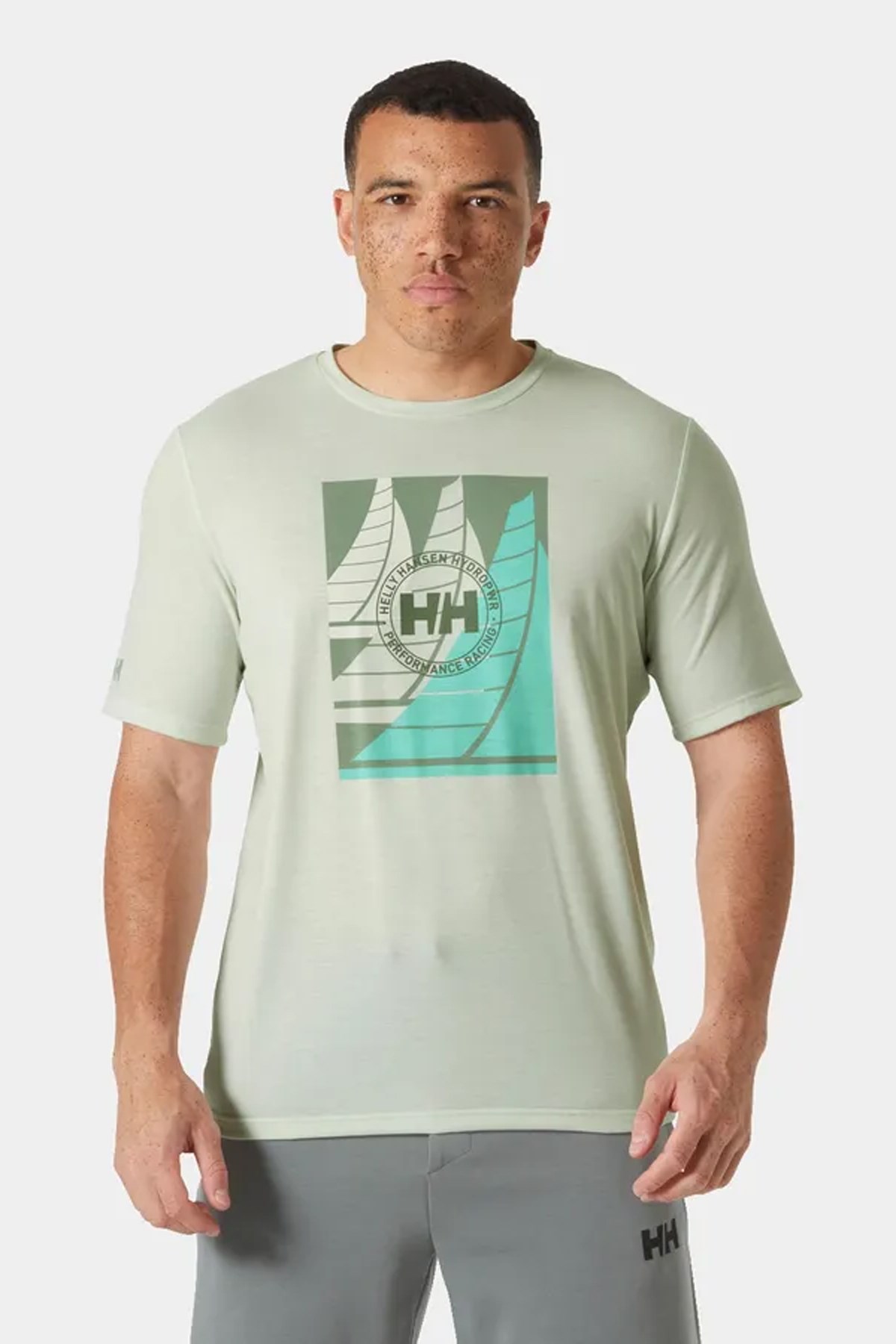 Helly Hansen Hp Race Graphic T-Shirt Hha.34419 403 Mavi