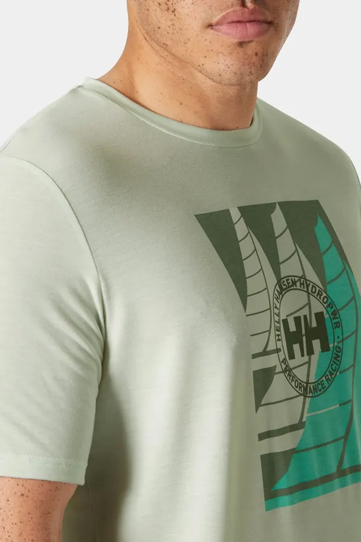 Helly Hansen Hp Race Graphic T-Shirt Hha.34419 403 Mavi