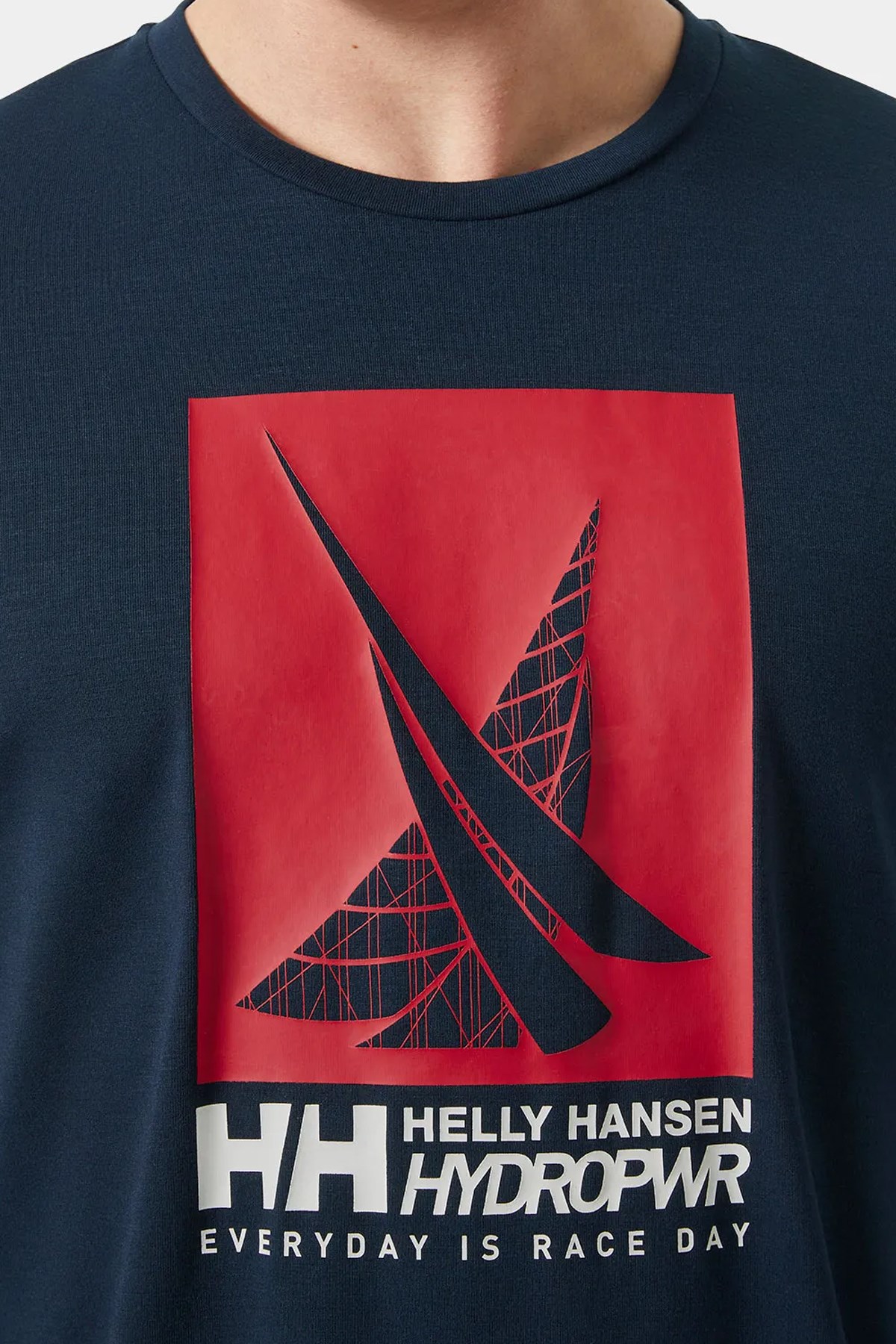 Helly Hansen Hp Race Graphic Erkek Tişört HHA.34419 597 Lacivert
