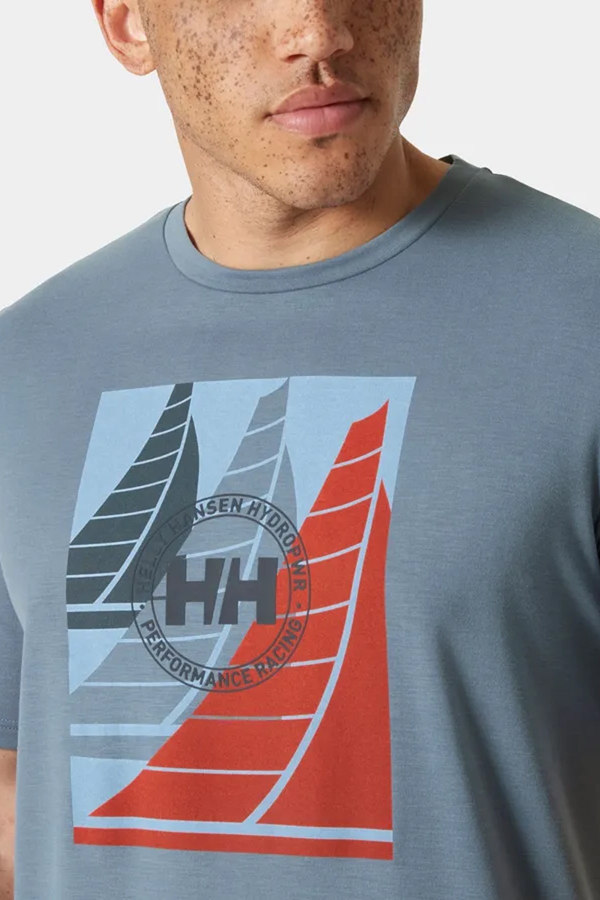 Helly Hansen Hp Race Graphic T-Shirt Hha.34419 601 Lacivert